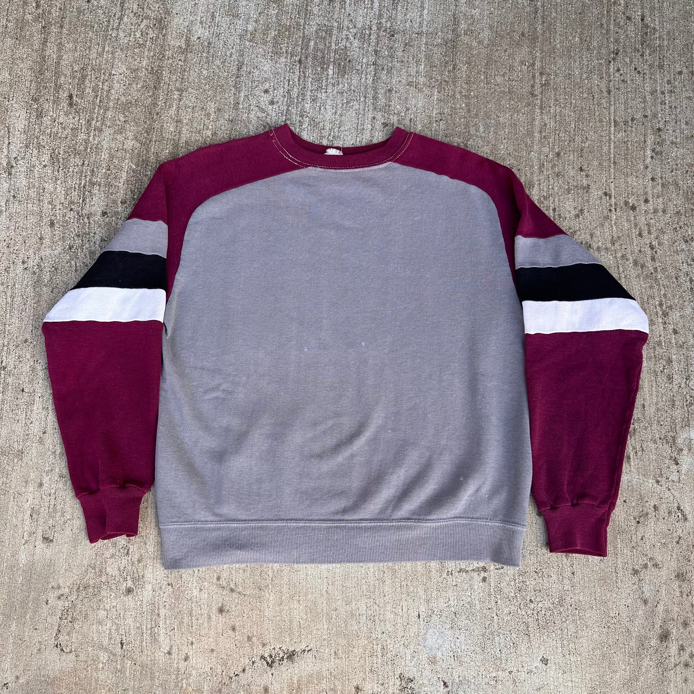1970’s Color-Blocked Freedom Sleeve Crewneck Sweatshirt Medium