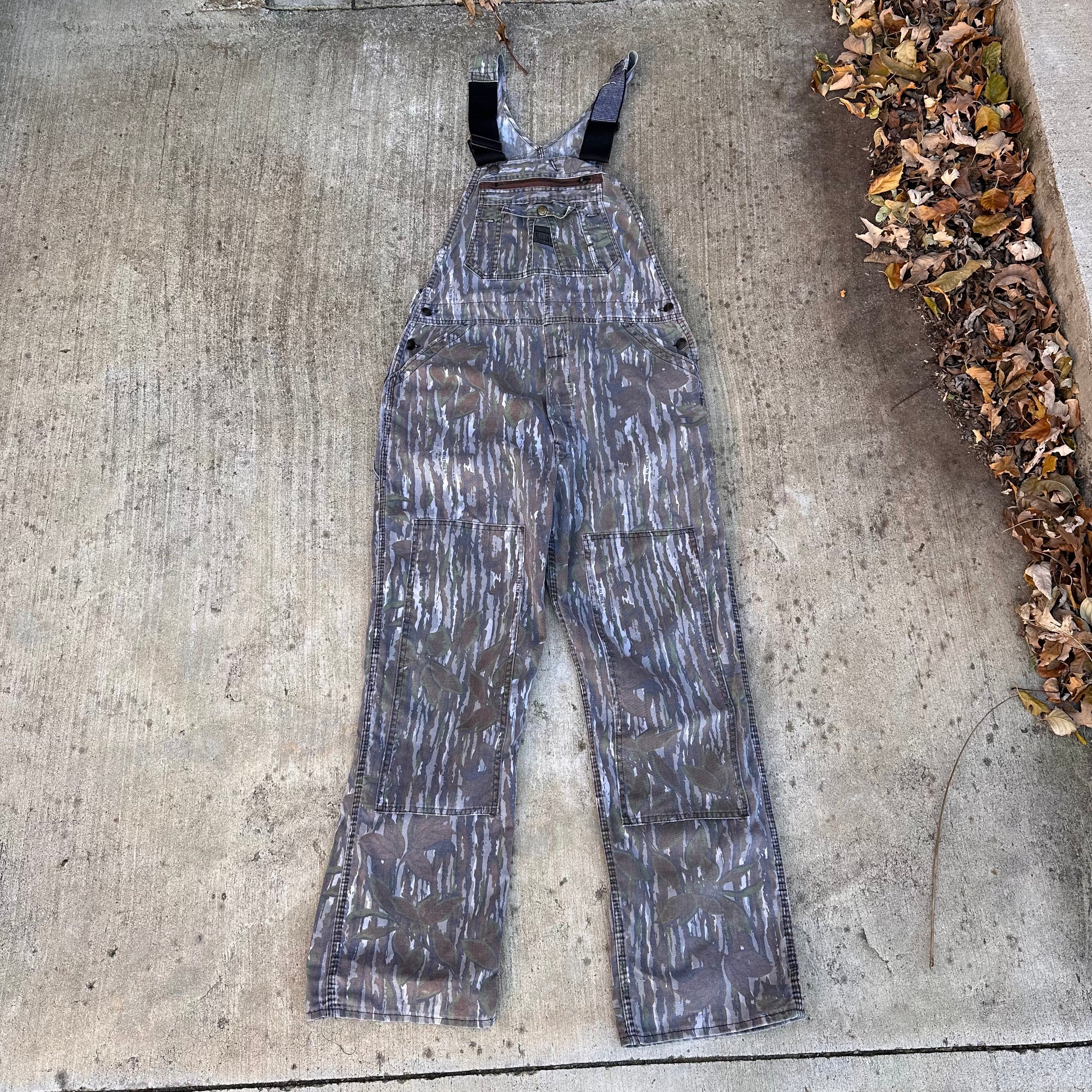 1990’s Liberty Real-Tree Camo Double Knee Overalls 34” x 30”