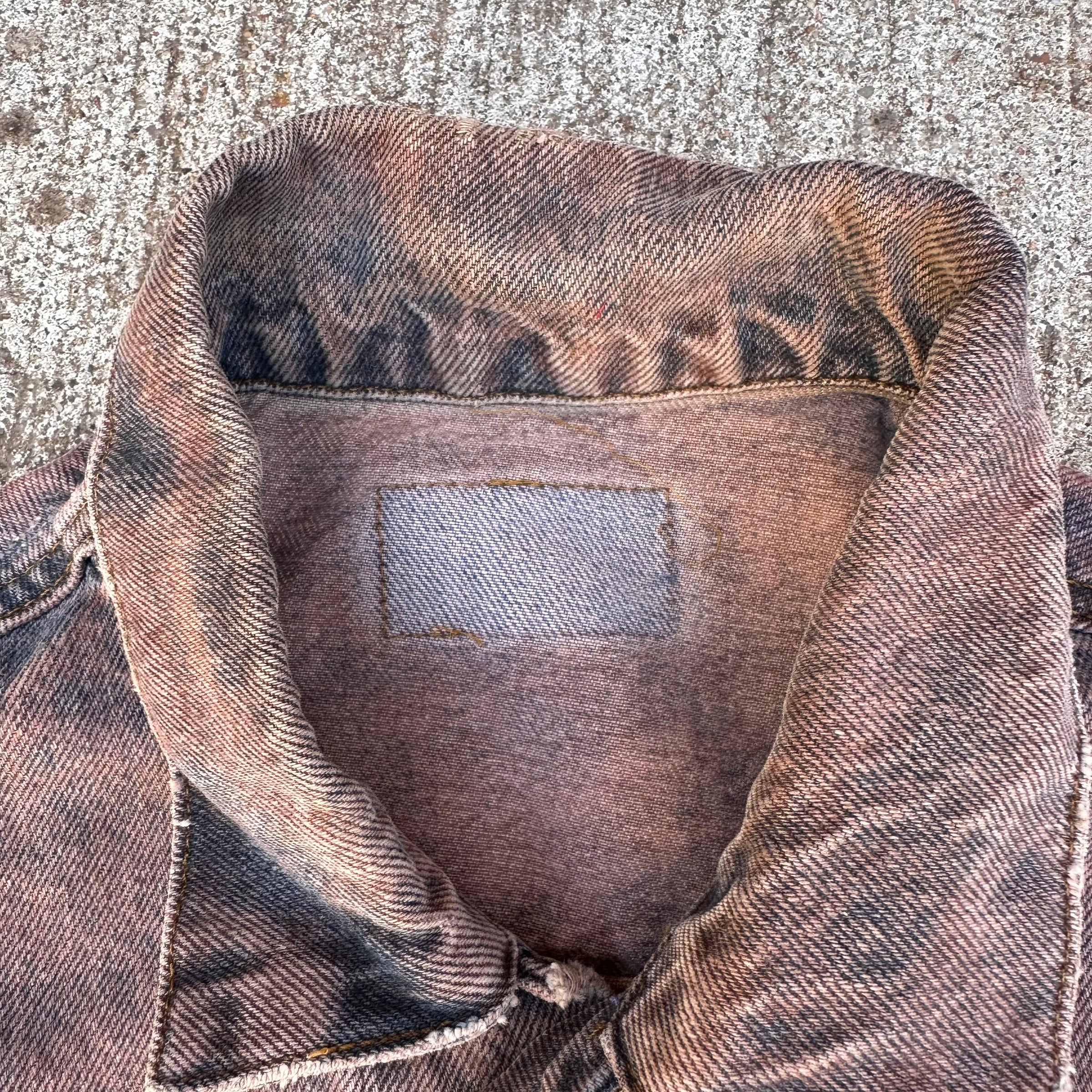 1980’s Overdyed Levi’s Denim Trucker Jacket 23” Chest