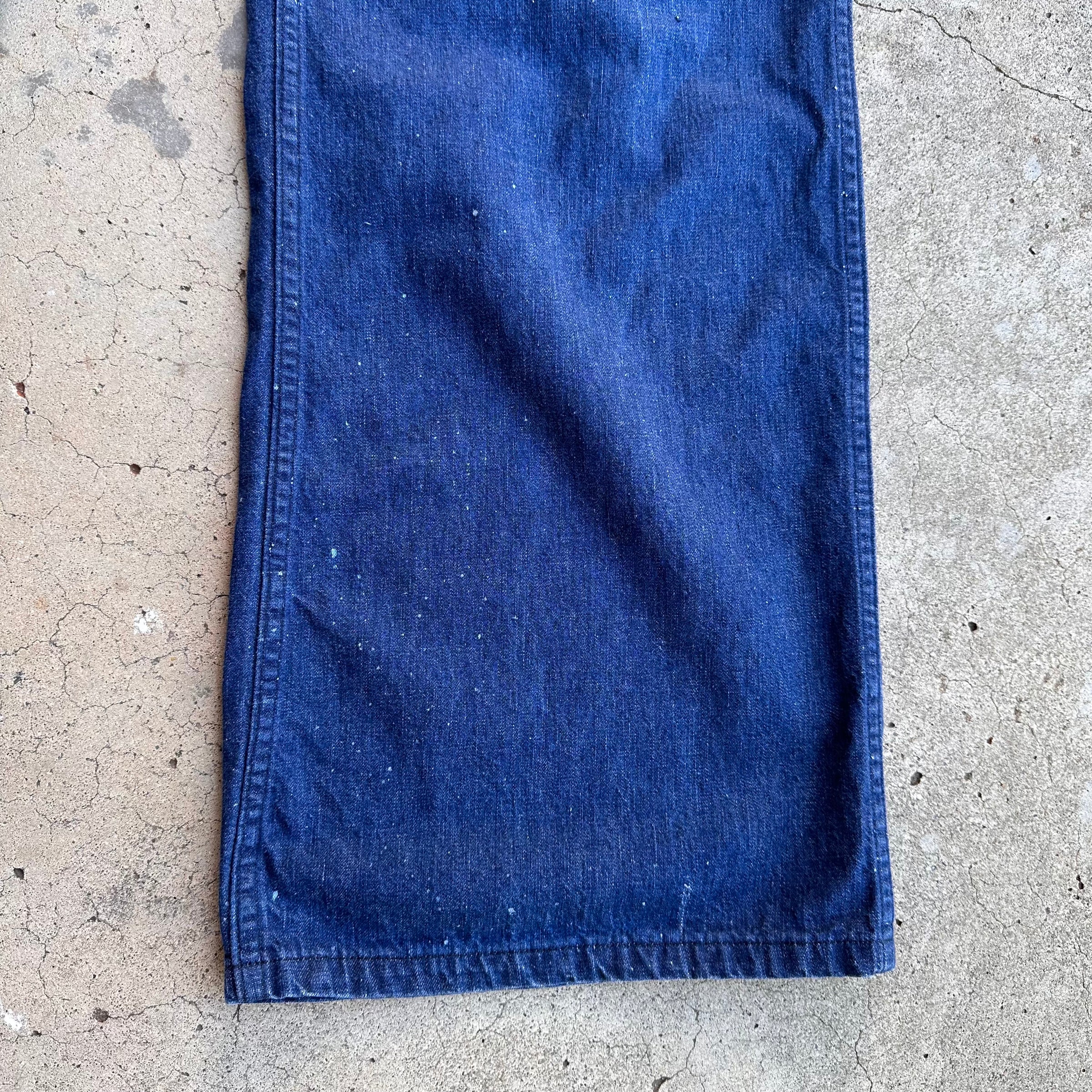 1940’s/50’s US Navy Denim Trousers 36” x 31”