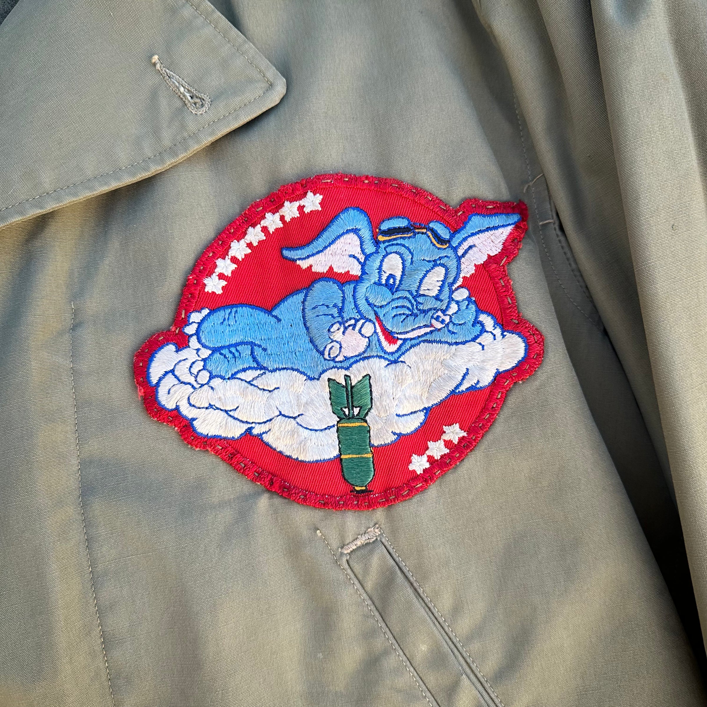 1940’s WWII Patched M-41 Field Jacket 36L
