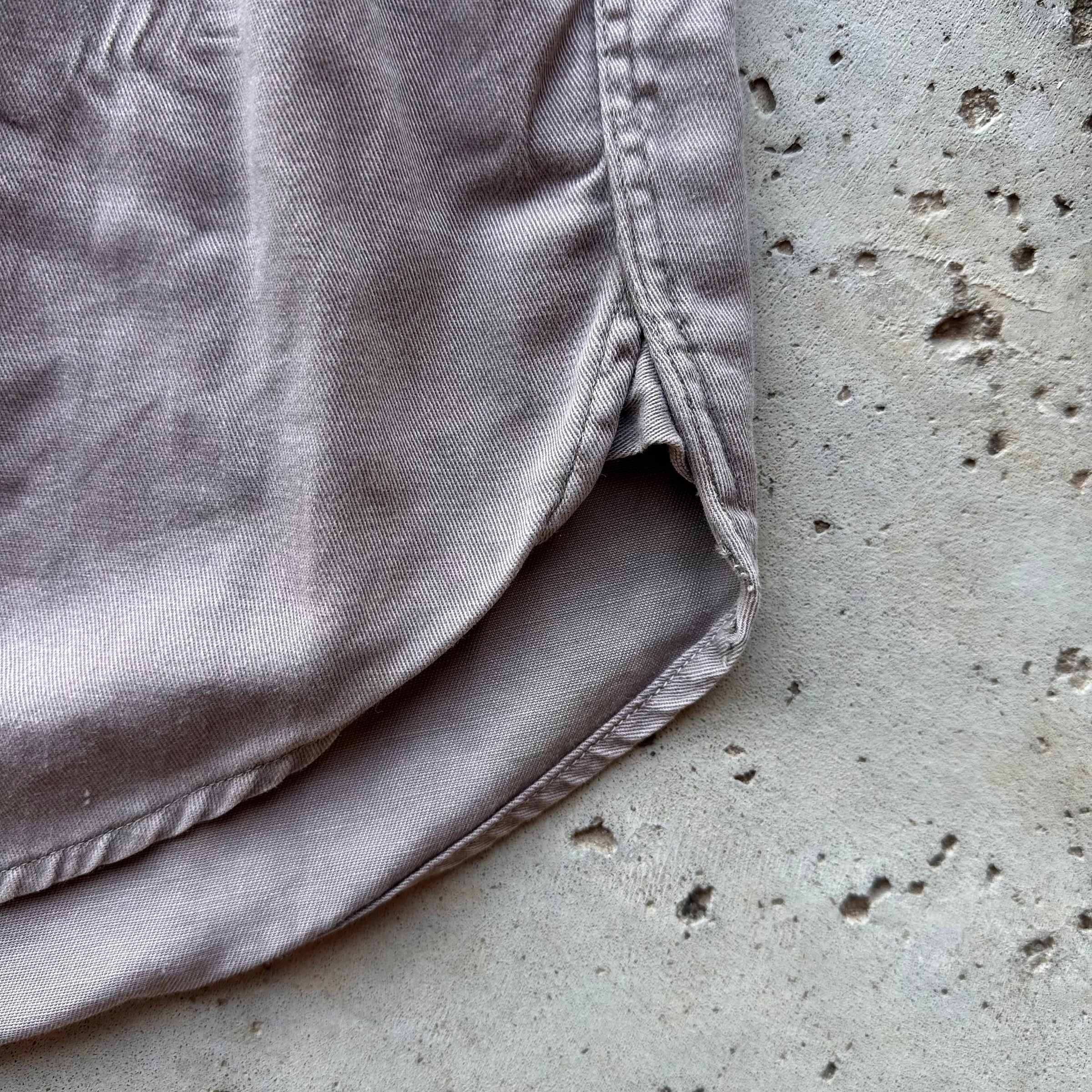 1950’s/60’s Penney’s Big Mac PBR Patched Grey Cotton Work Shirt Medium