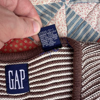 1990’s Gap Ribbed Cotton Sweater Vest Large