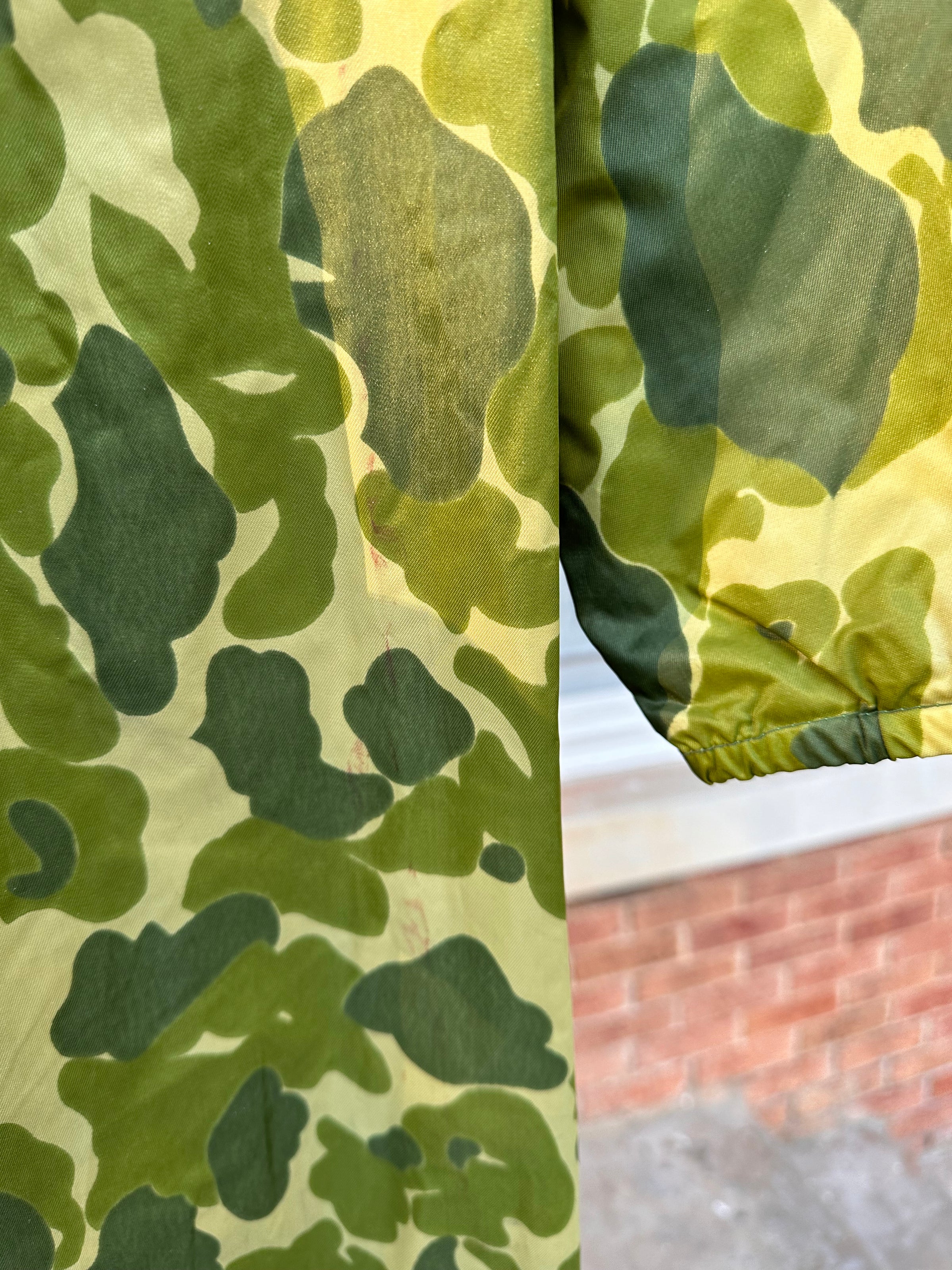 1950’s Tailor Made Coveralls from WWII Camo Parachute XL