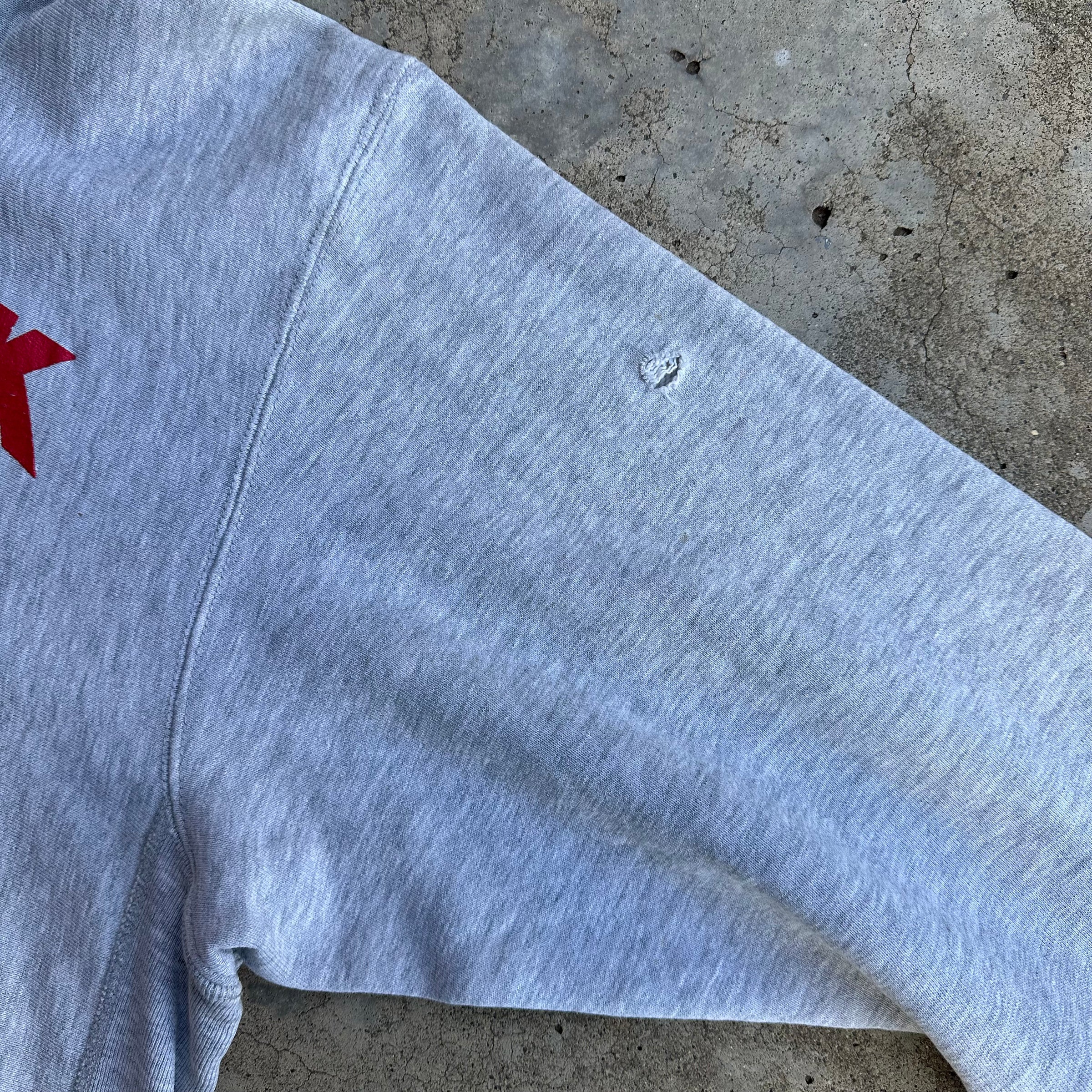 1980’s Champion Reverse Weave Winged Foot Hooded Sweatshirt Large