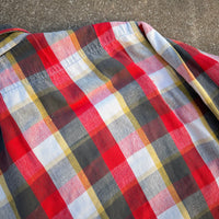 1950’s Big Mac Penney’s Plaid Cotton Flannel Shirt XL