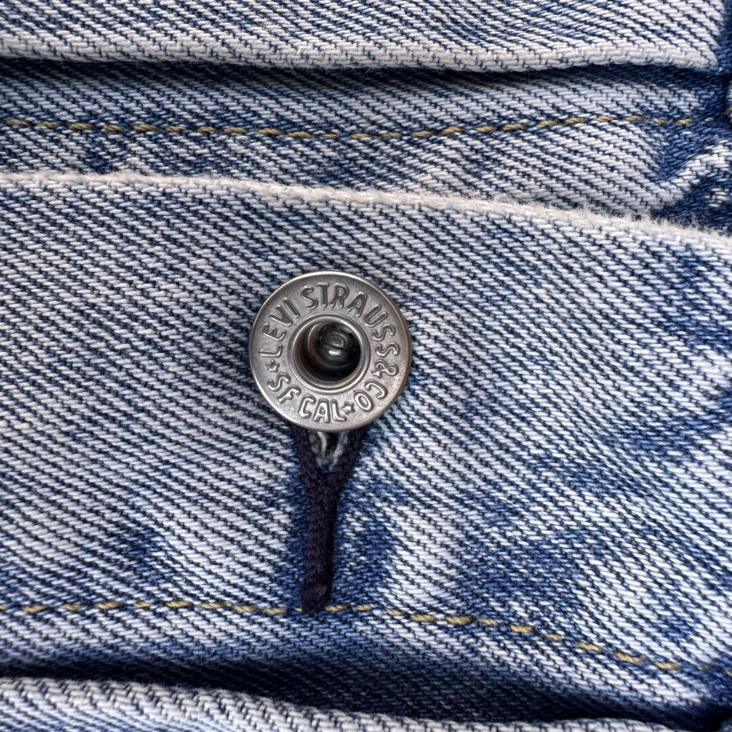 1990’s/Y2k LVC Type 1 Denim Jacket 27” Chest