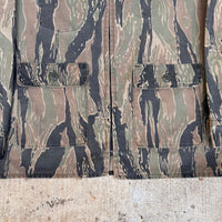 1970’s Neet Products Vertical Tiger Stripe Hunting Jacket XL