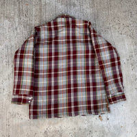 1970’s Mr. Legg’s Quilted Cotton Flannel Shirt Medium