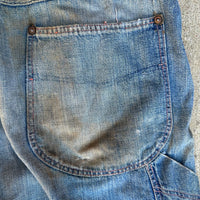 1930’s Casey Jones Buckleback Denim Jeans 39” x 30”