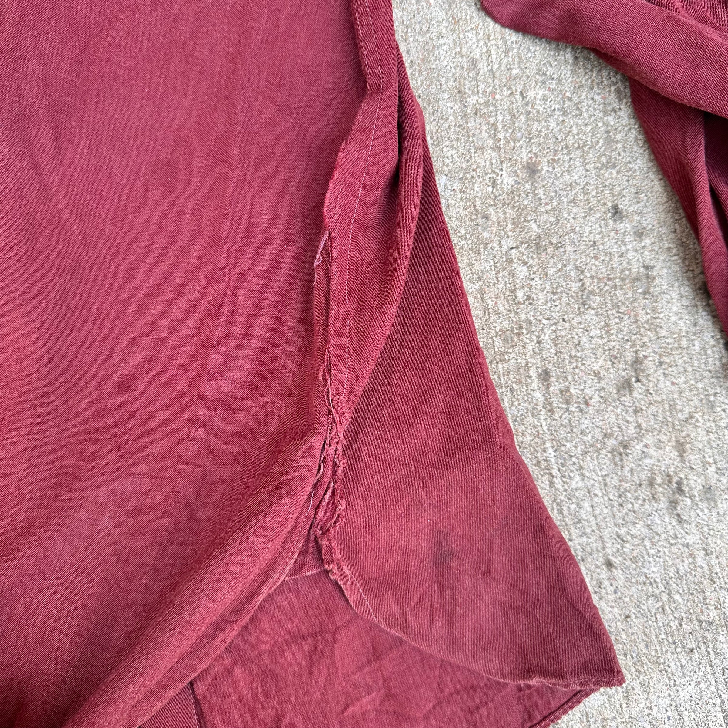 1950’s Miller Embroidered Gabardine Western Shirt Medium