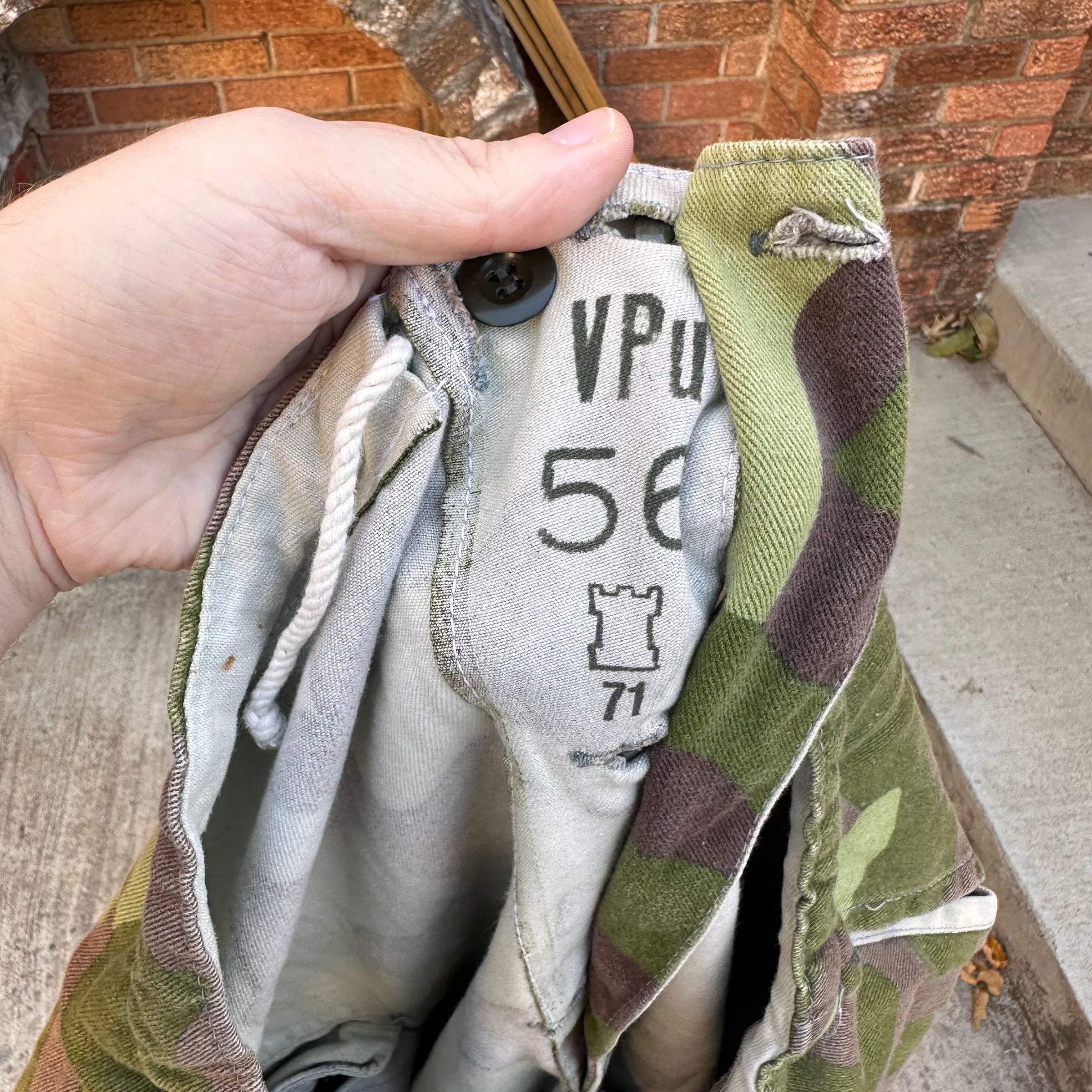 1970’s Reversible Finnish M62 Camo Pants 30” - 40” x 28”