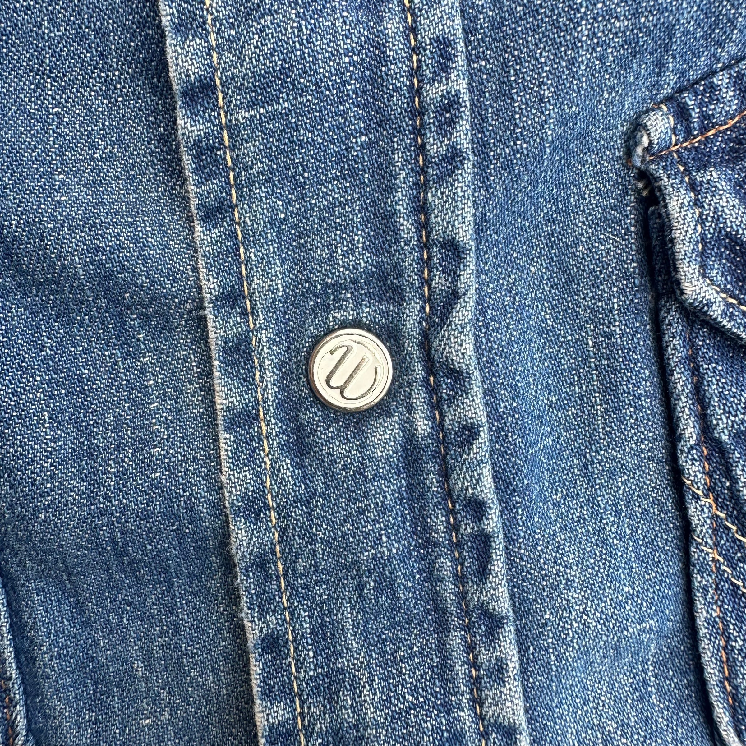 Late 40’s Wrangler Denim Shirt 18.5” Chest