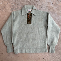 1960’s Campus Lace Up Mohair Sweater Medium