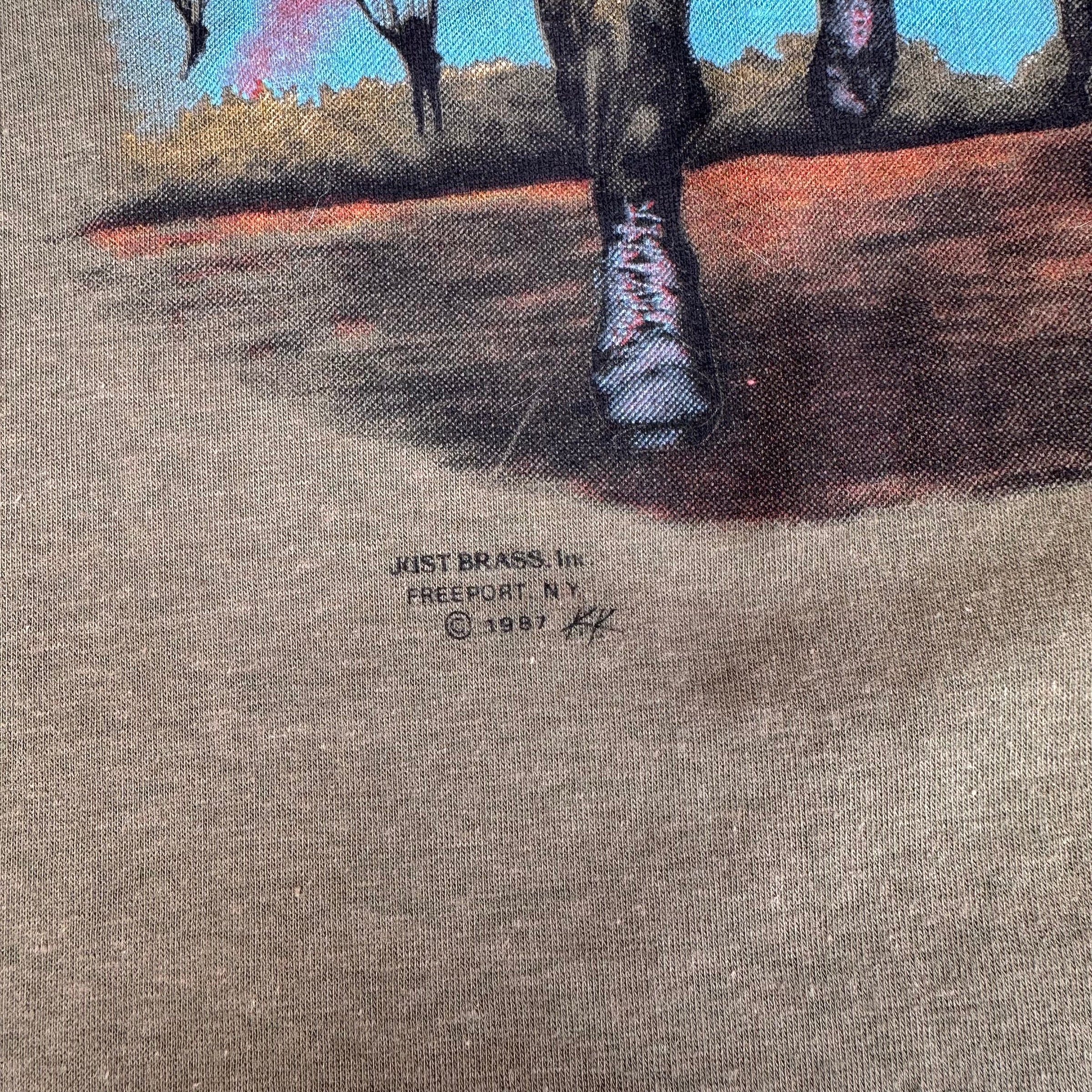 1980’s Just Brass Airborne T-Shirt Medium