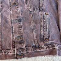 1980’s Overdyed Levi’s Denim Trucker Jacket 23” Chest