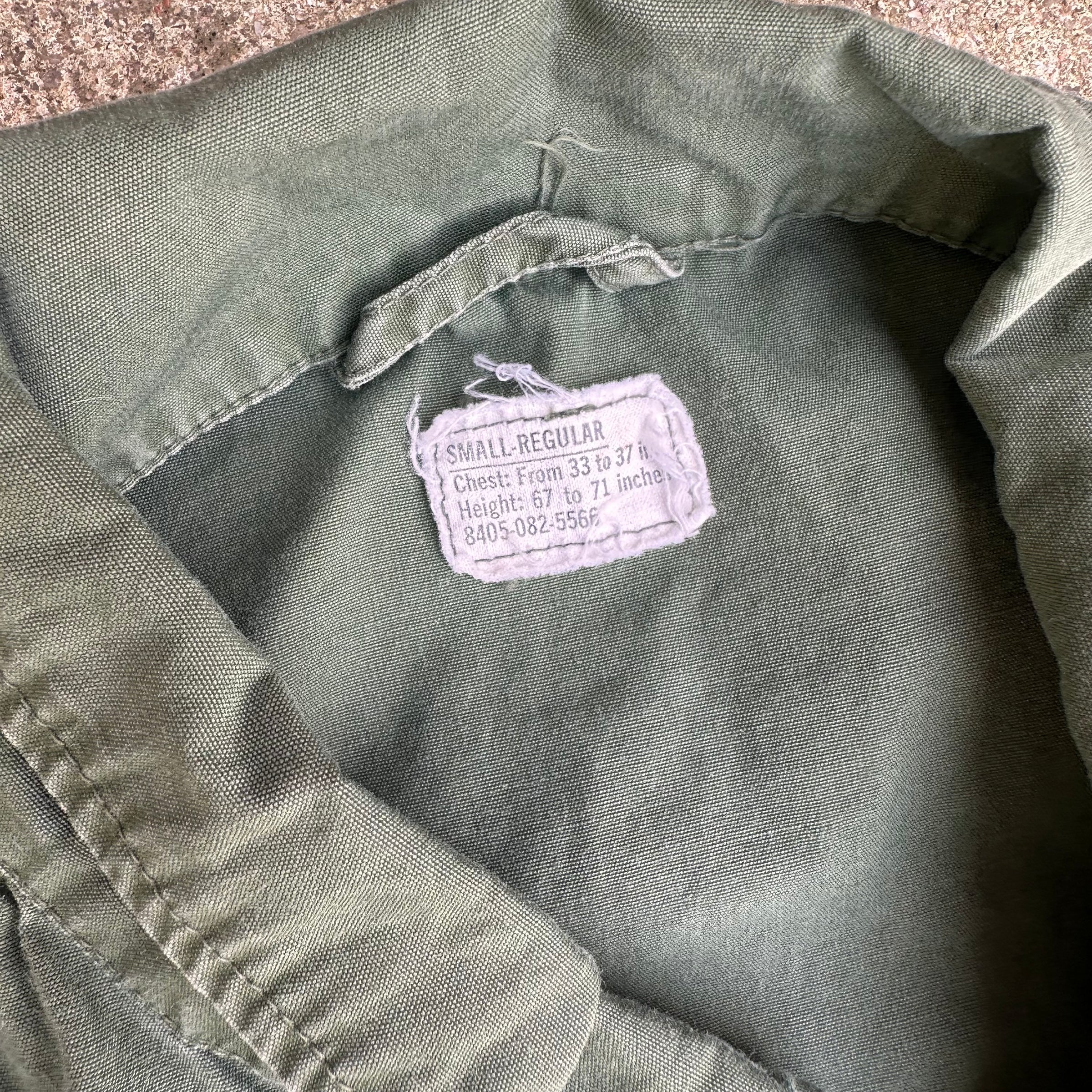 1960’s Vietnam War 2nd Pattern Poplin Jungle Jacket Small Regular