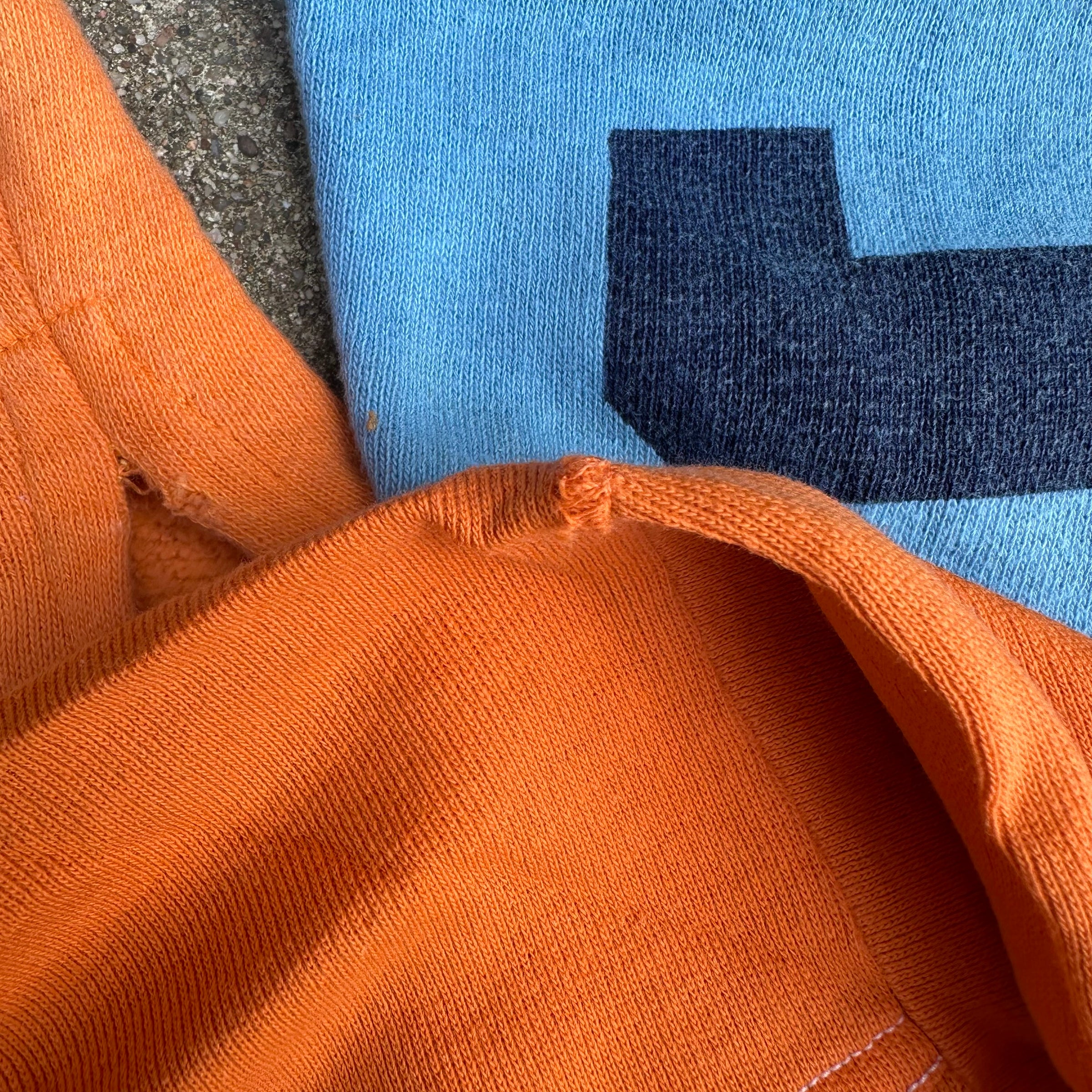1970’s Artex Orange Cotton Jersey Medium