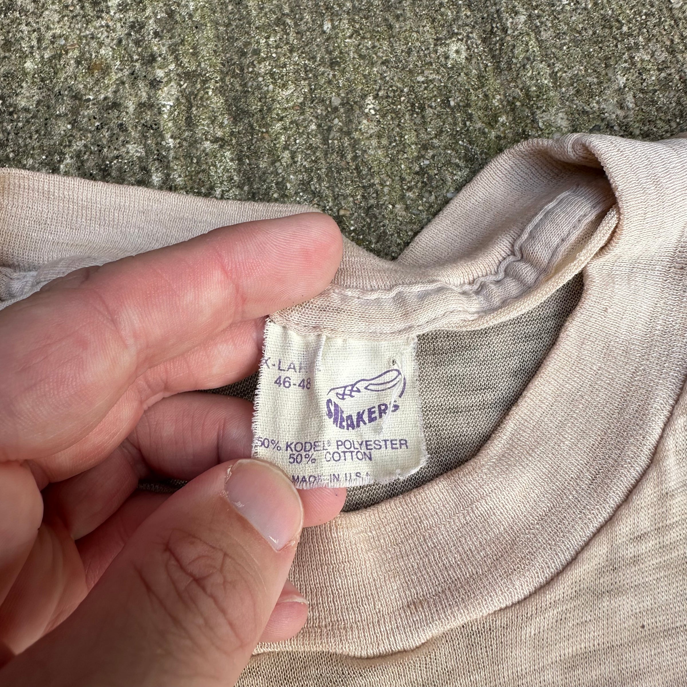 1980’s Gentleness is Strength Support Nonviolence in Men T-Shirt Small