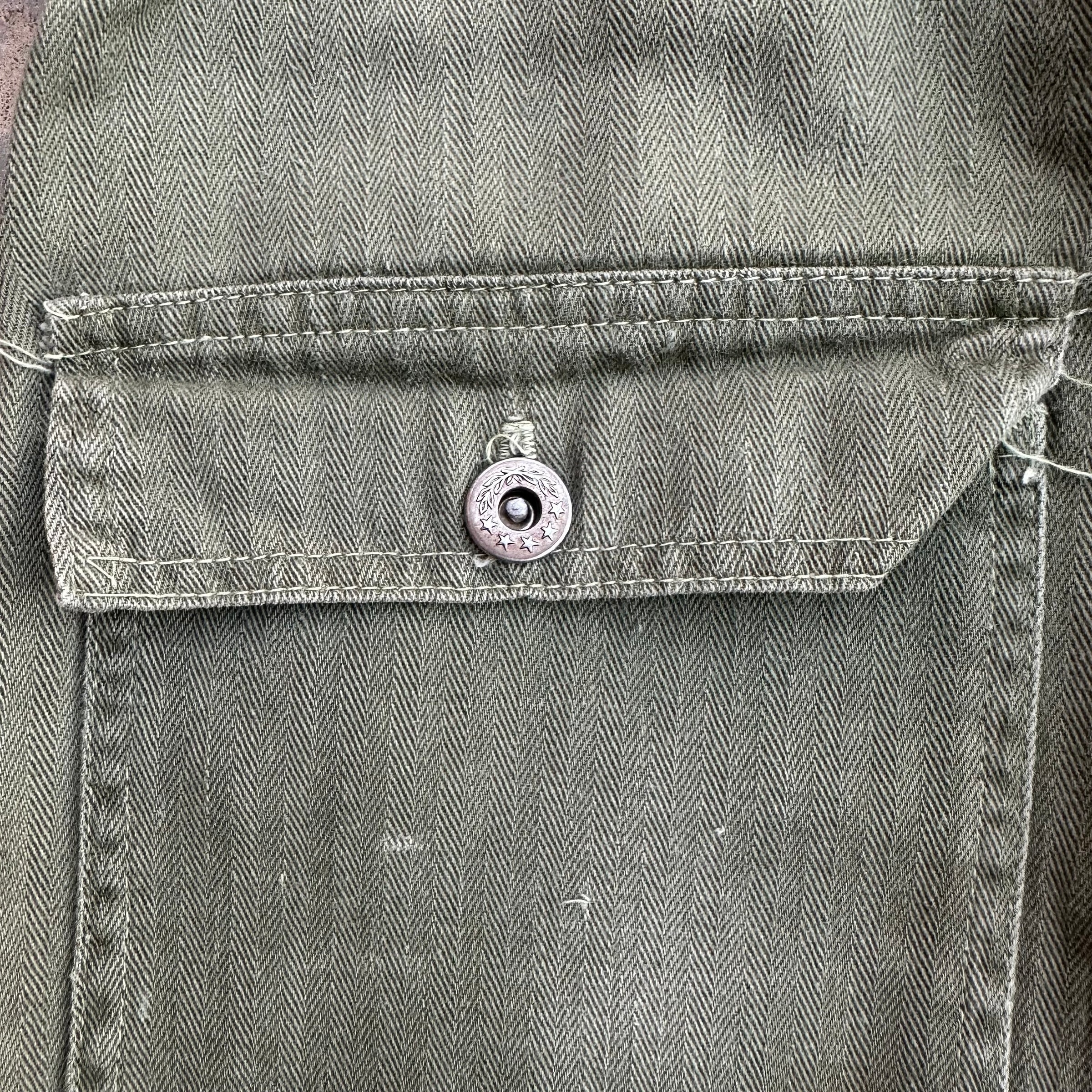 1940’s/50’s HBT Fatigue Pants 29” Waist