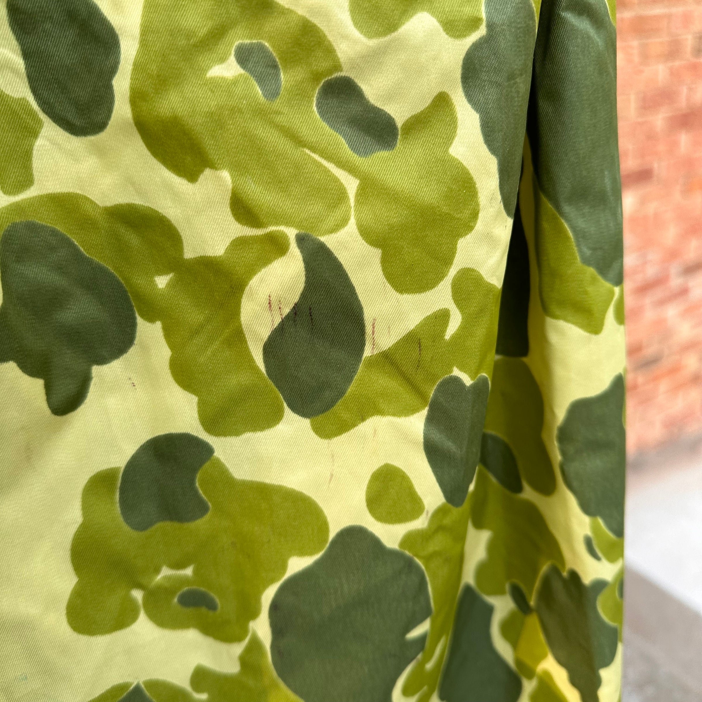1950’s Tailor Made Coveralls from WWII Camo Parachute XL
