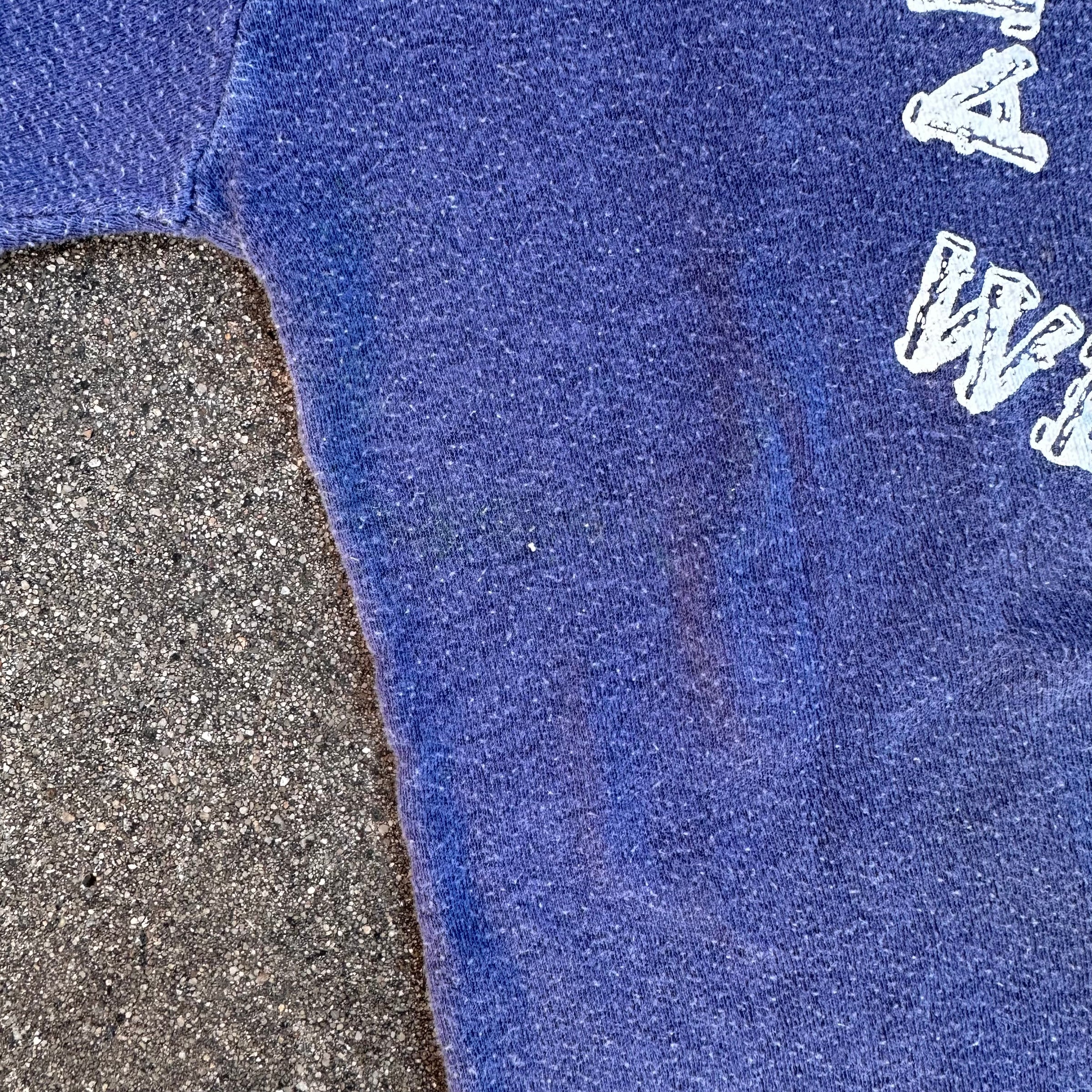 1970’s Almost Heaven West Virginia Log Font Souvenir T-Shirt Medium