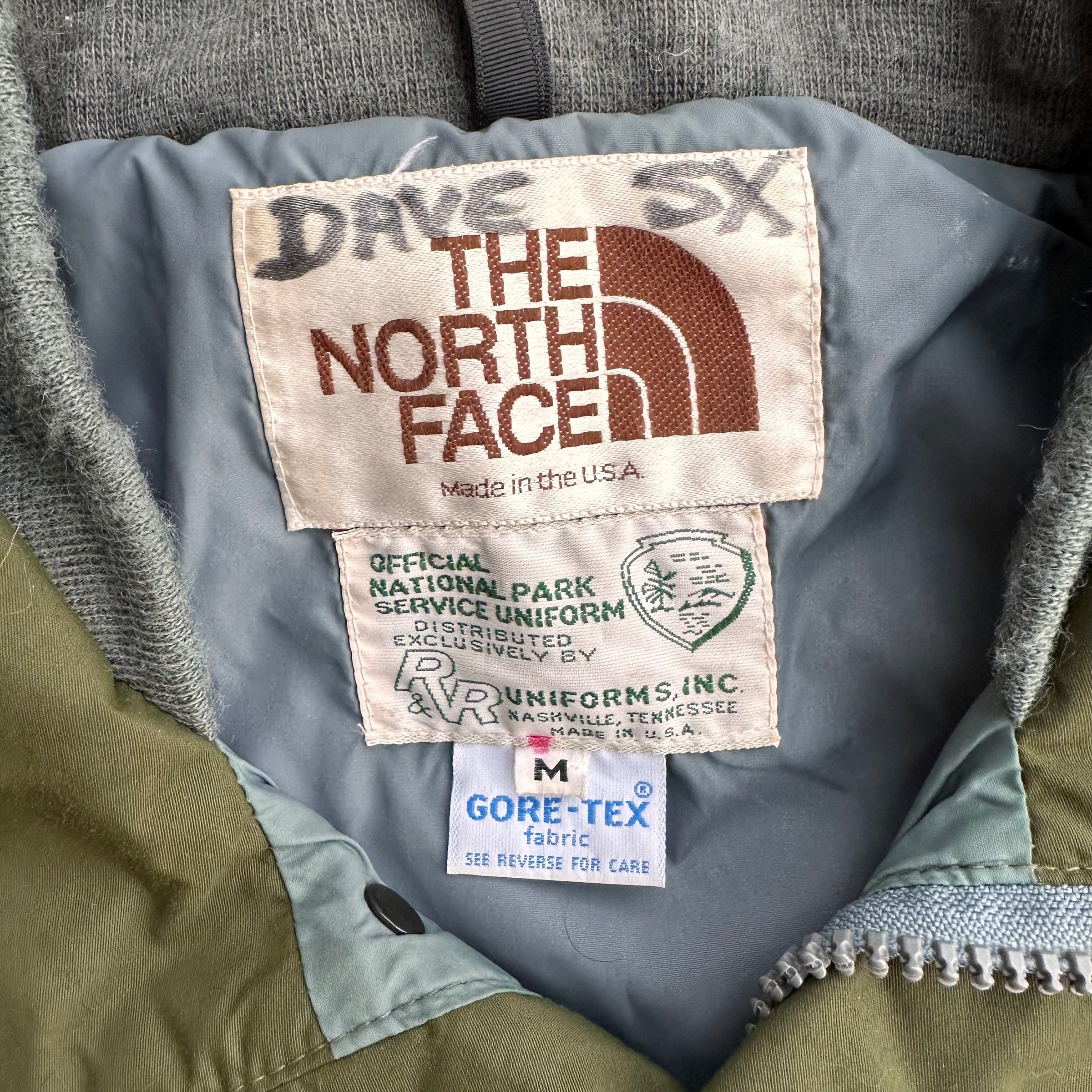 1970’s The North Face Brown Label National Park Service GoreTex Jacket