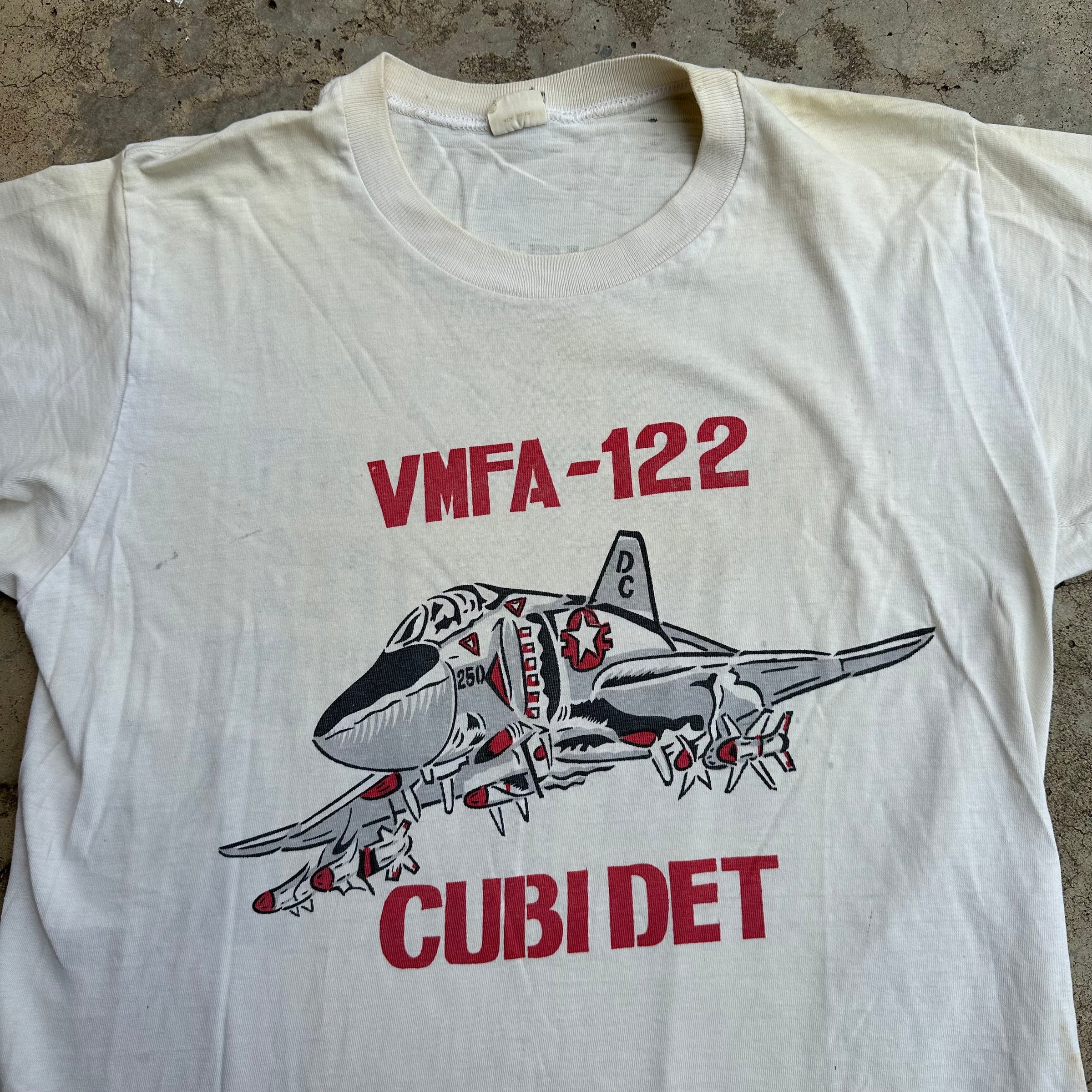 1970’s Vietnam War Marine Fighter Attack Squadron T-Shirt Medium