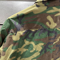 1960’s Deadstock/Mint Brown Dom ERDL Camo Jungle Jacket Medium Long