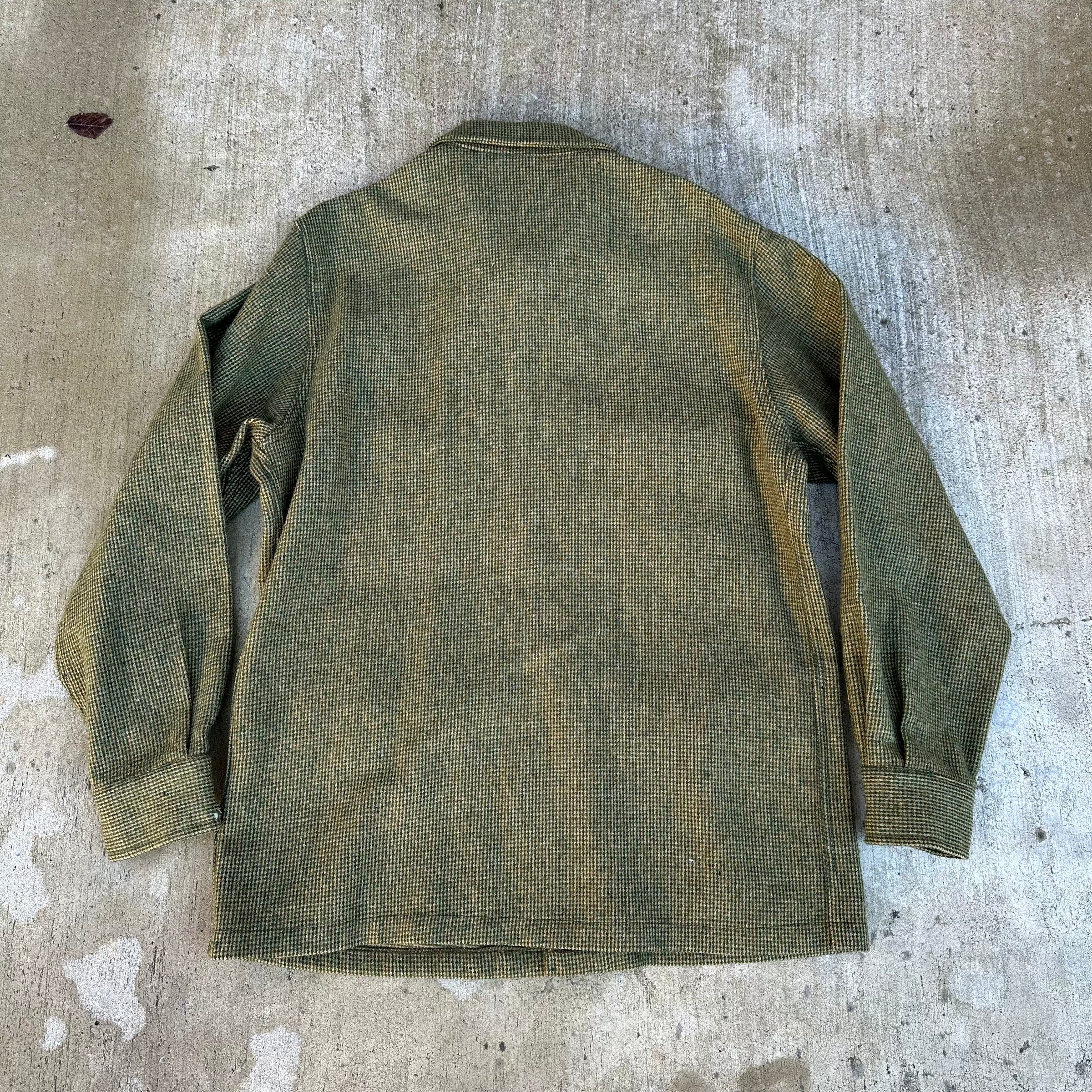 1950’s Field & Stream Gingham Wool Jacket Size 40