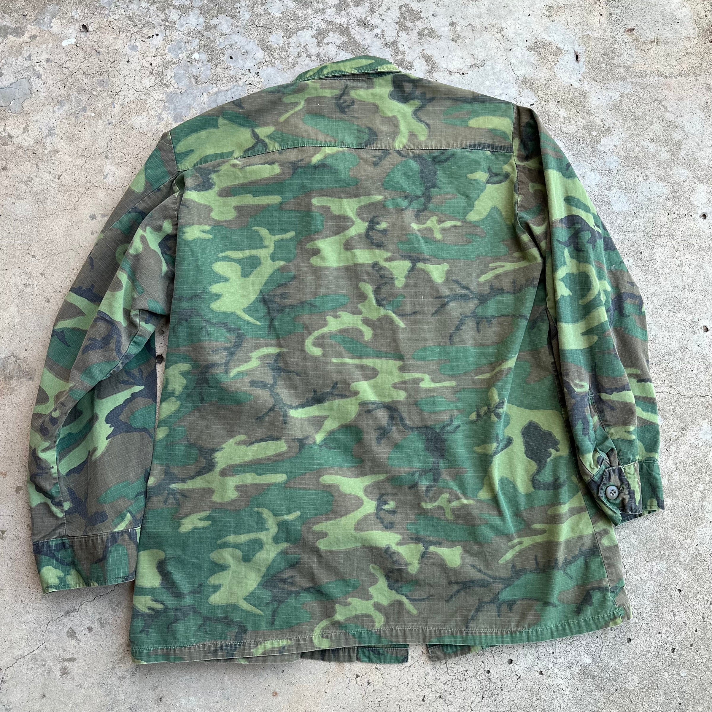 1960’s ERDL Camo Ripstop Jungle Jacket Large Regular