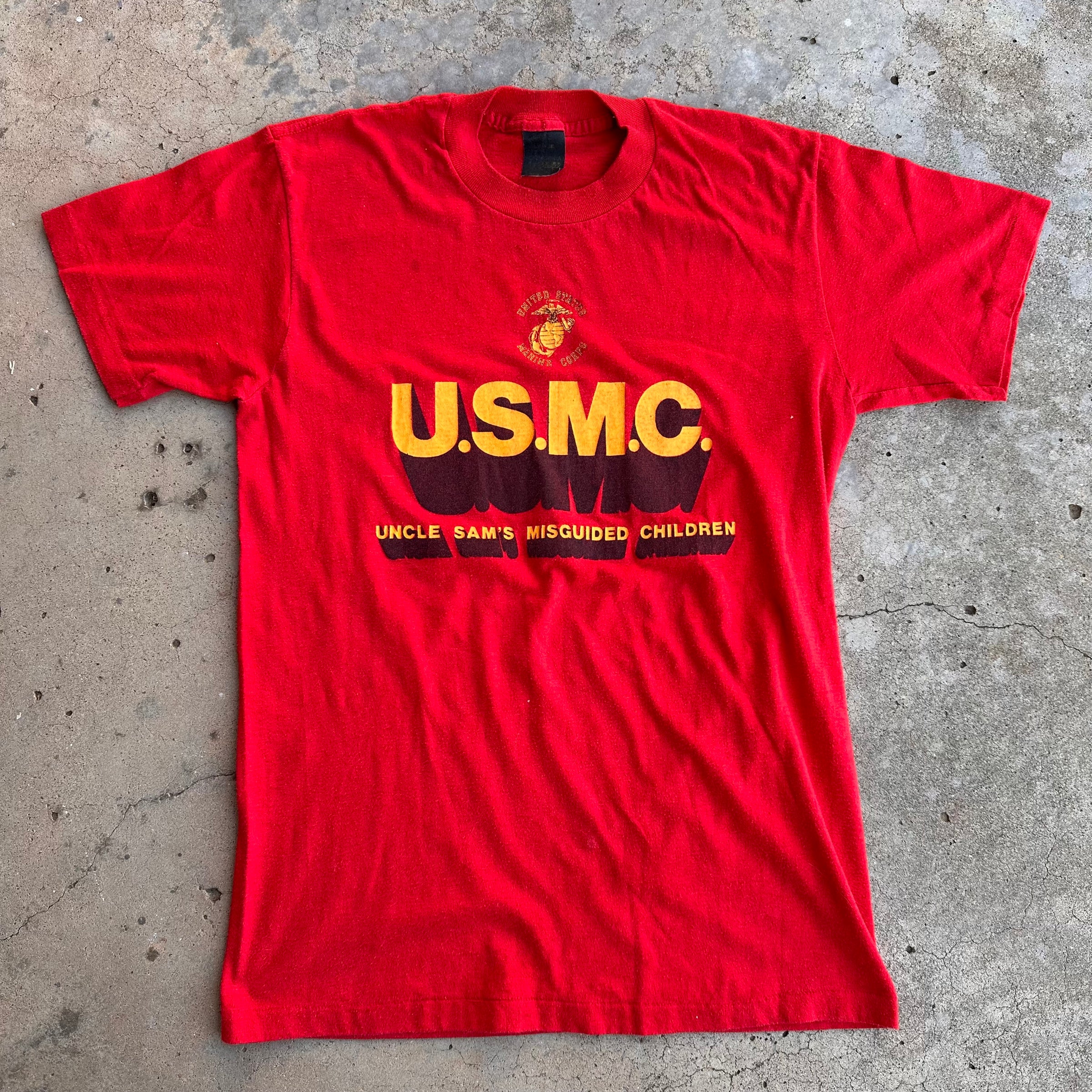 1980’s Uncle Sam’s Misguided Children US Marine Corps T-Shirt Small