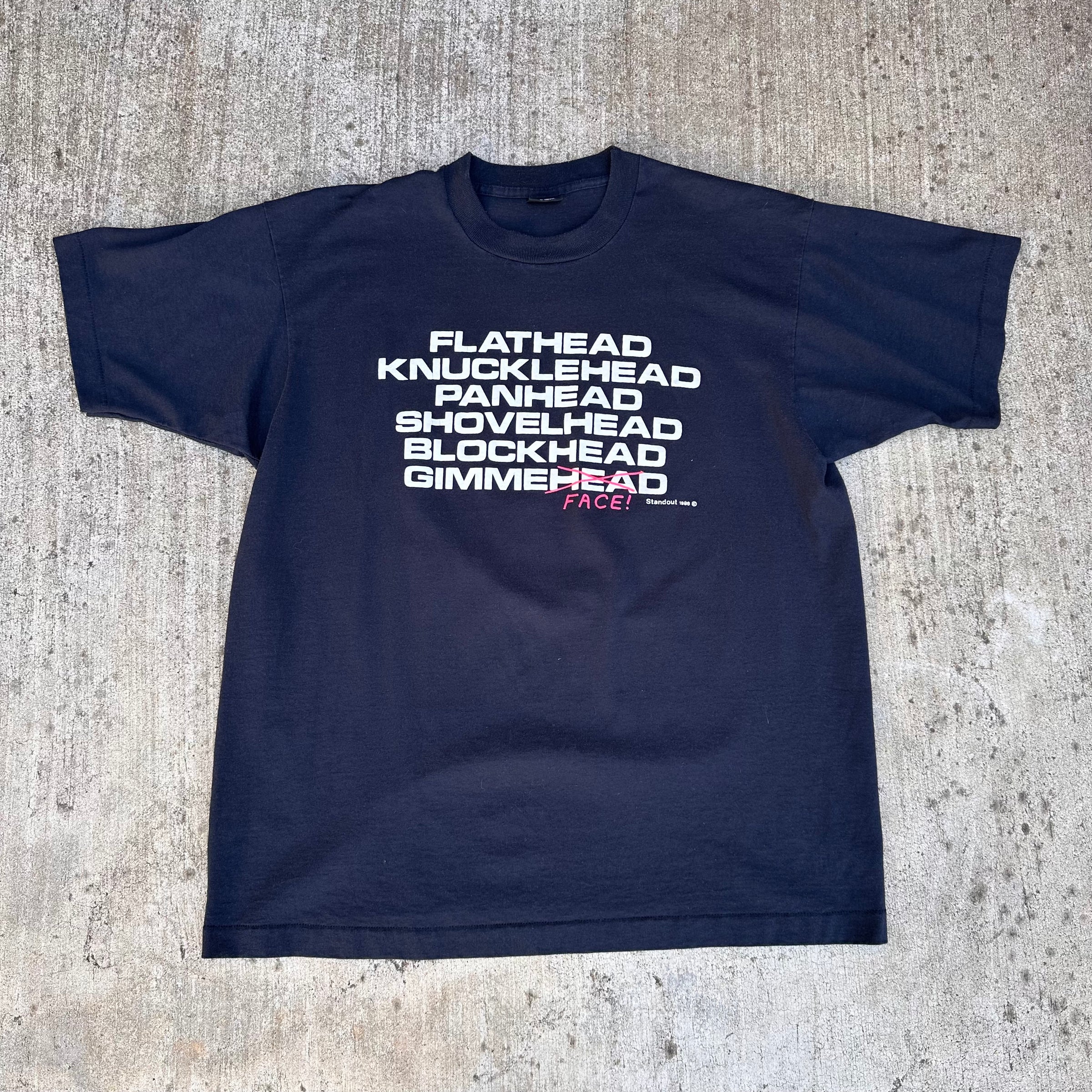 1980’s Flathead Gimme Head Biker T-Shirt L/XL