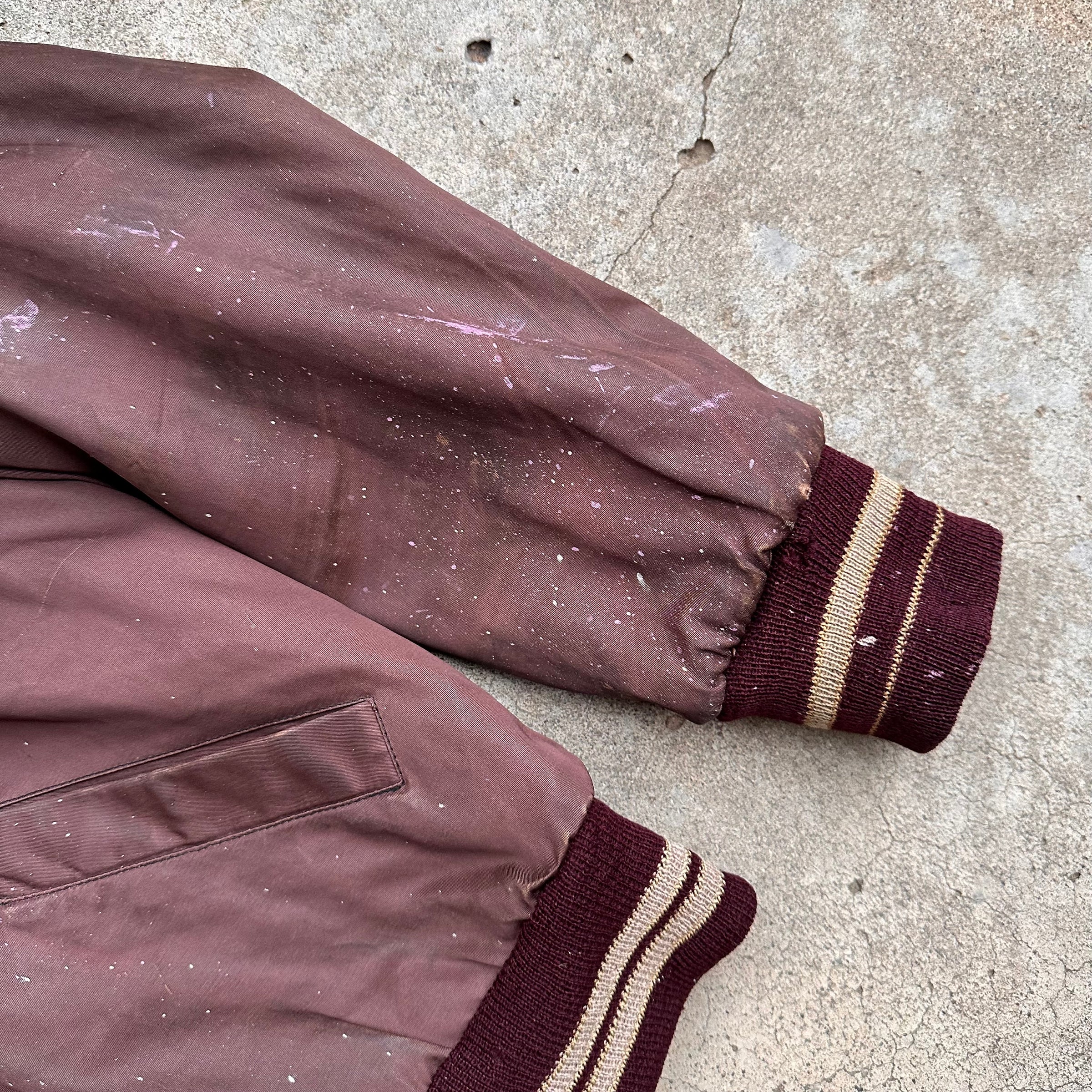 1950’s Painted Reversible Varsity Jacket XL