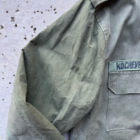 1960’s Tailor Made Reversible Korean Frogskin Camo Jacket Large