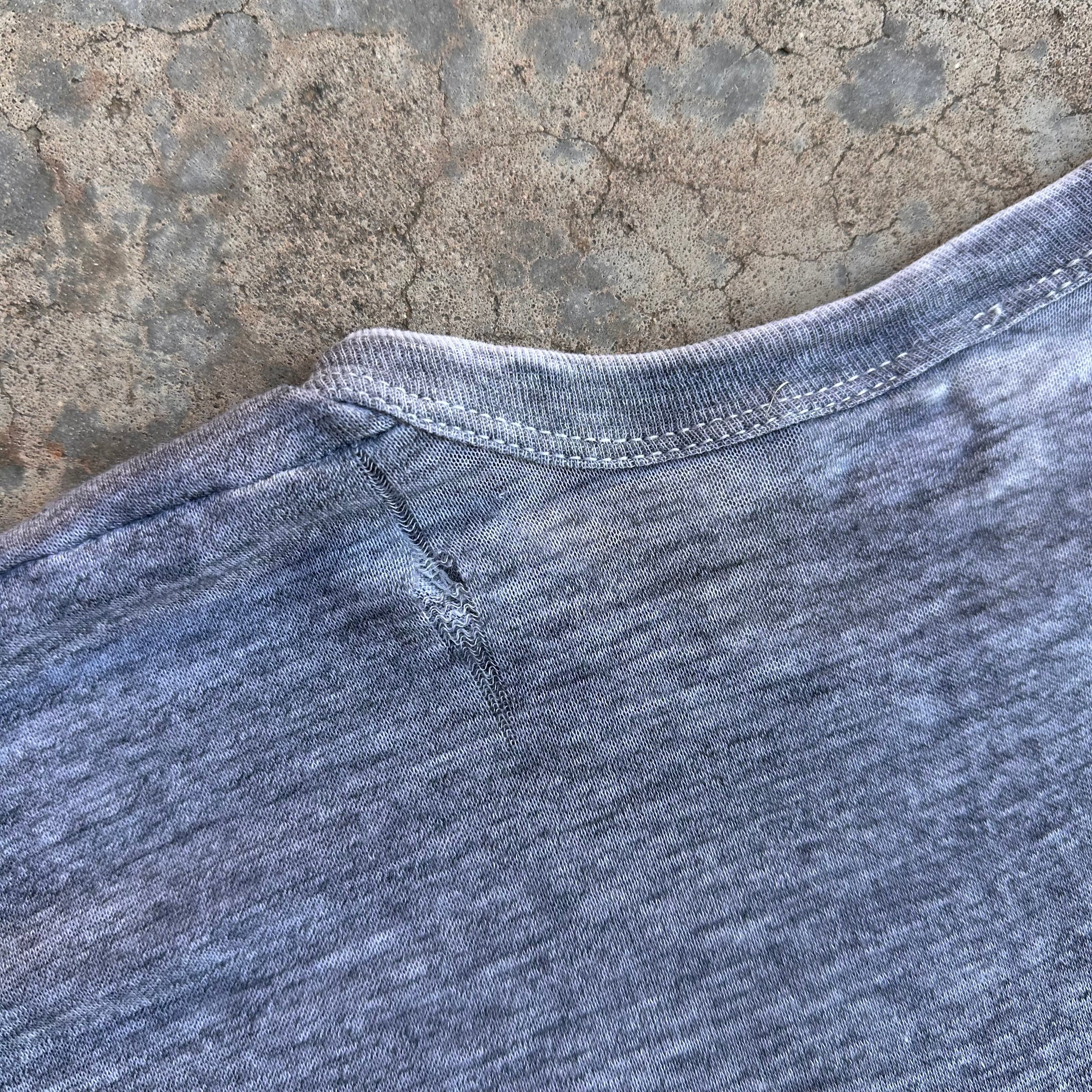 1970’s Paper Thin Russell Gold Tag Grey T-Shirt Large