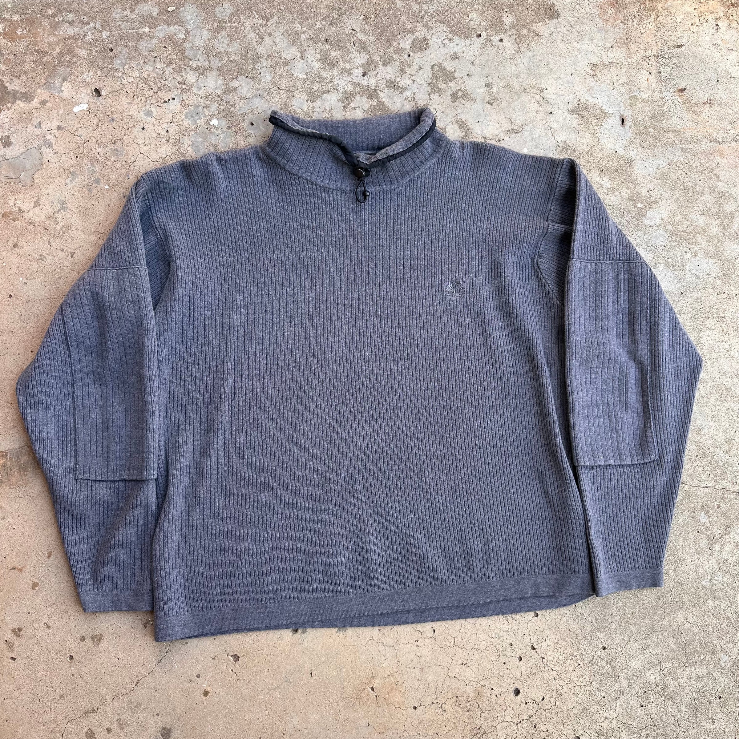 1990’s Timberland Mock Neck Ribbed Sweater Large