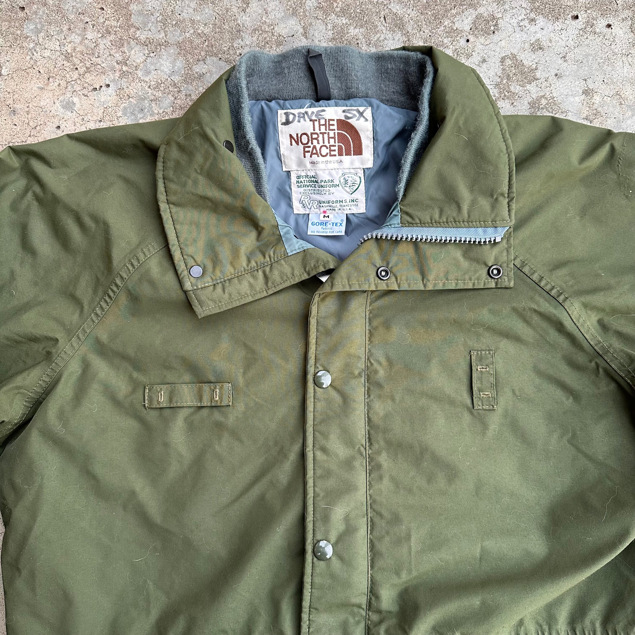 1970’s The North Face Brown Label National Park Service GoreTex Jacket