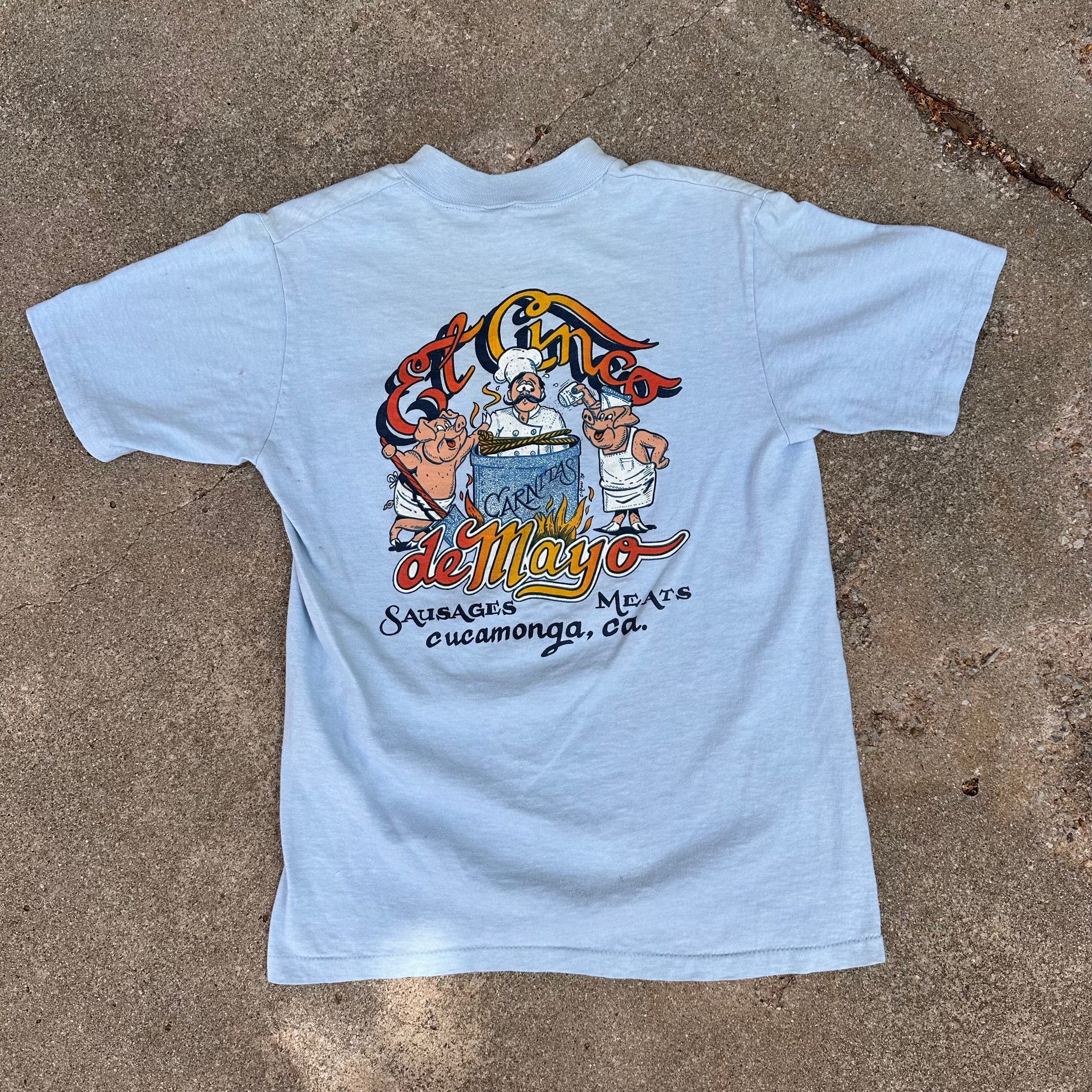 1970’s Hi Cru Stedman El Cinco De Mayo Meat Market T-Shirt Medium