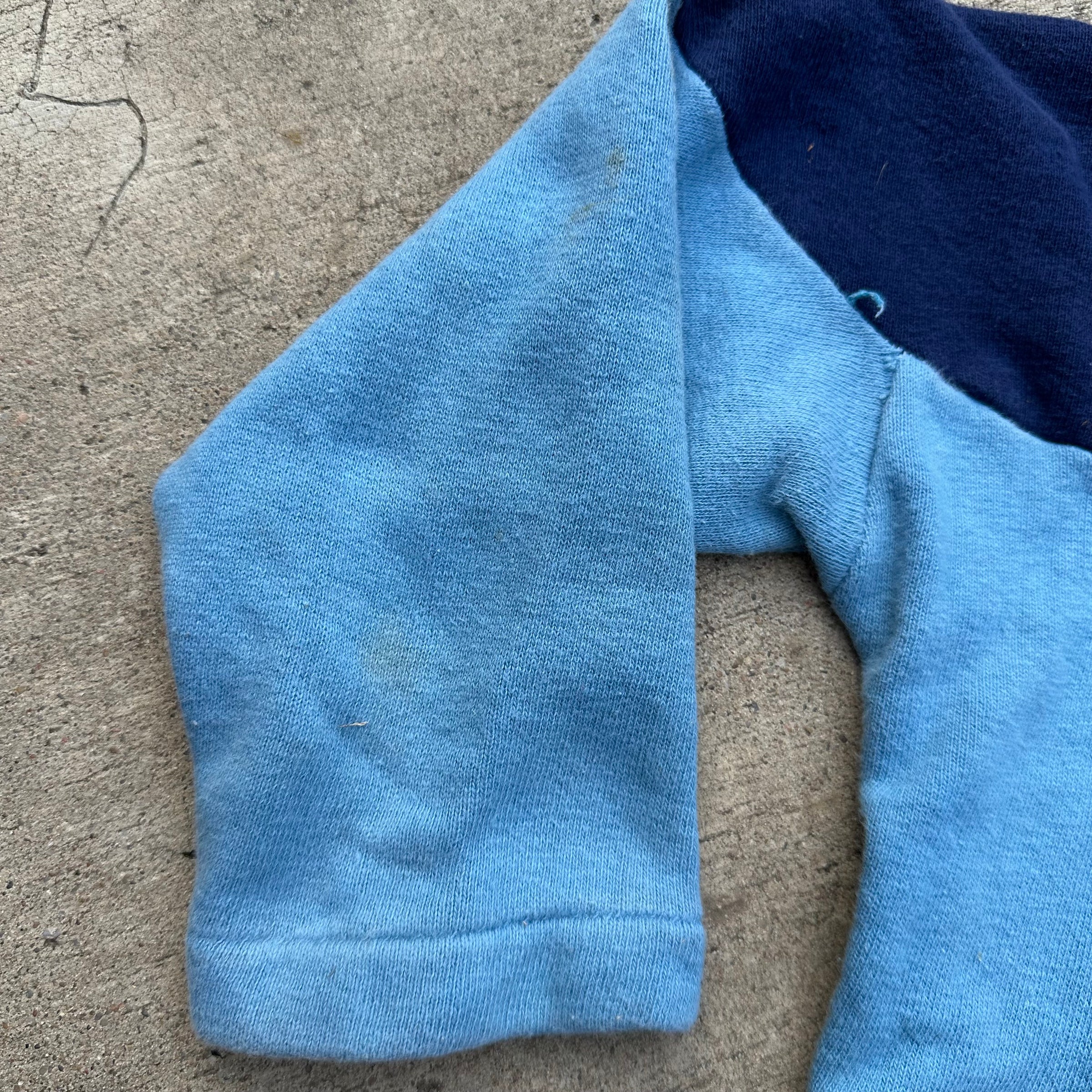 1960’s Blue Kids Prep-Togs Water Print Sweatshirt