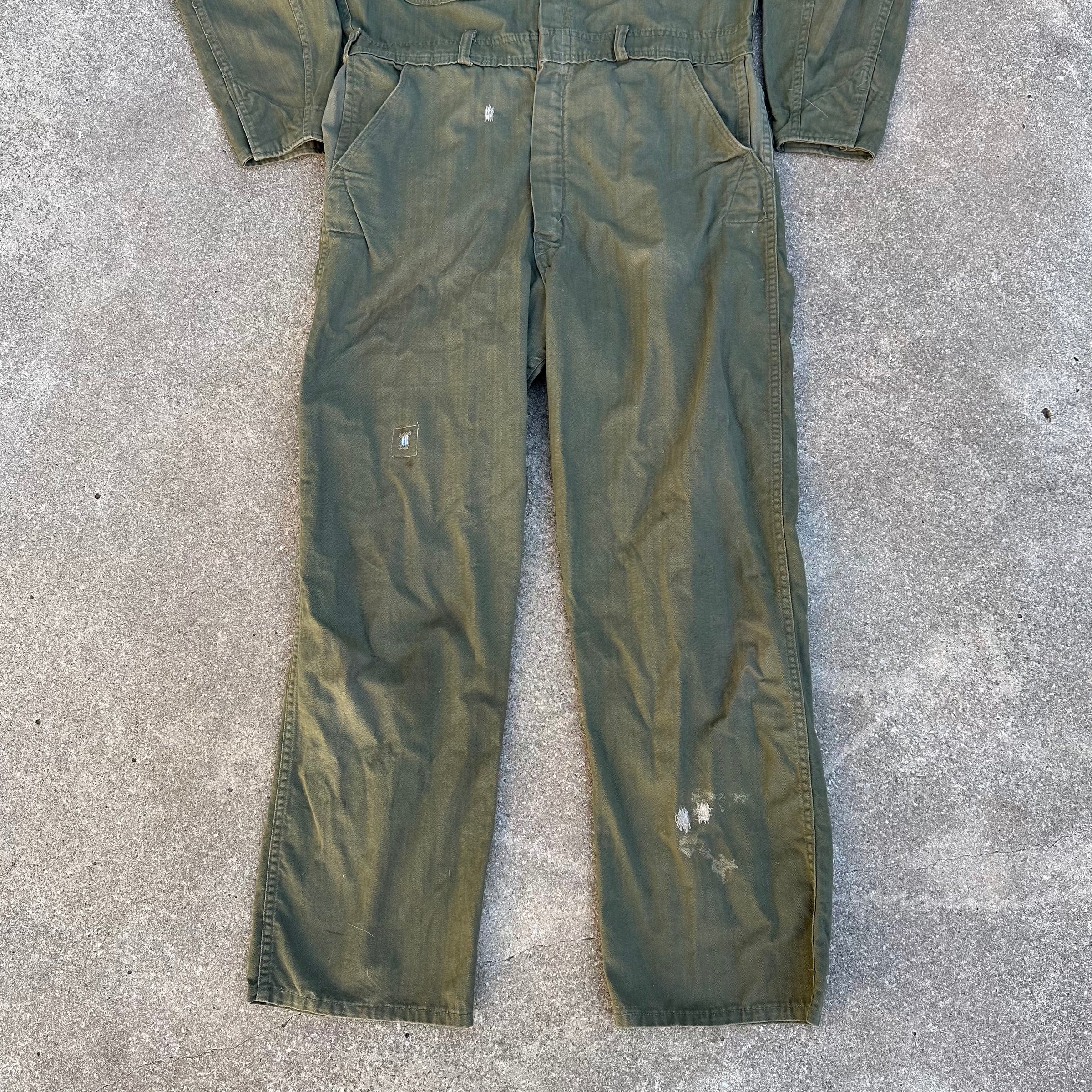 1940’s Anthony’s Buckhide HBT Coveralls 24” Chest