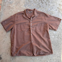 1960’s Harry Amber Rockabilly Loop Collar Shirt XL