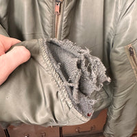 Early 1960’s Reversible MA-1 Flight Jacket 25” Chest