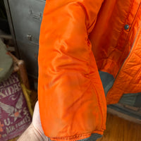 Early 1960’s Reversible MA-1 Flight Jacket 25” Chest