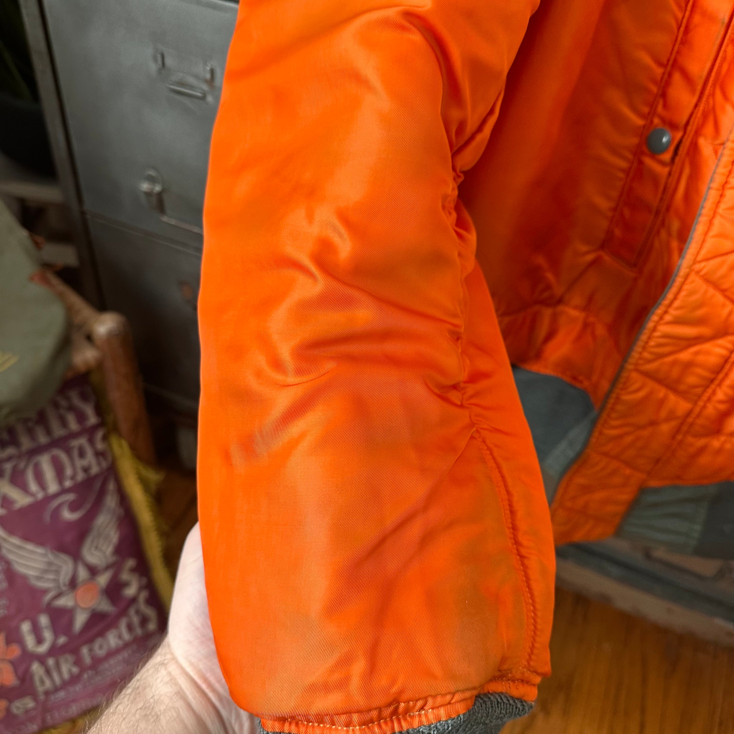 Early 1960’s Reversible MA-1 Flight Jacket 25” Chest