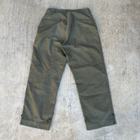 1940's WWII M-43 OD Cotton Field Trousers 33” - 34” x 30”