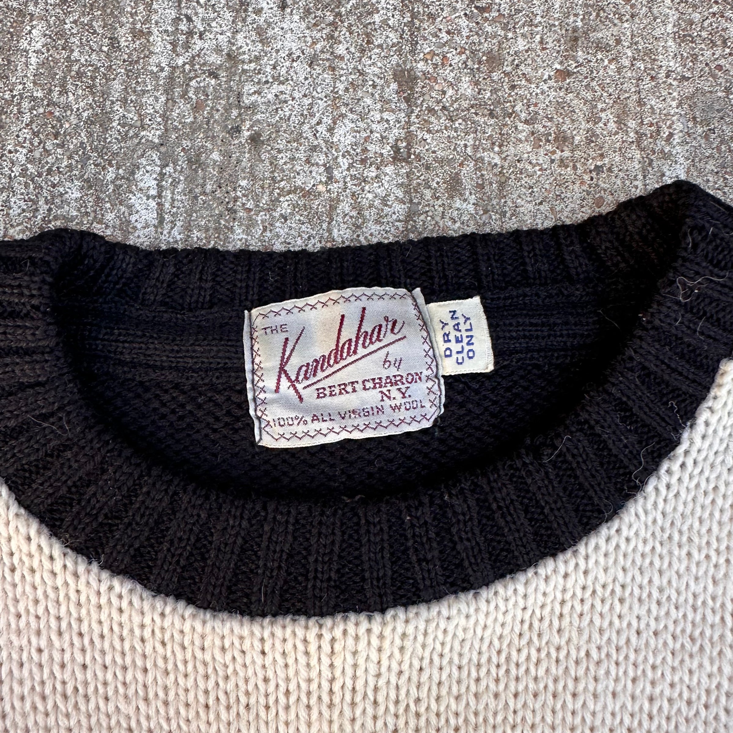 1950’s/60’s Kandahar Crest Wool Sweater Small