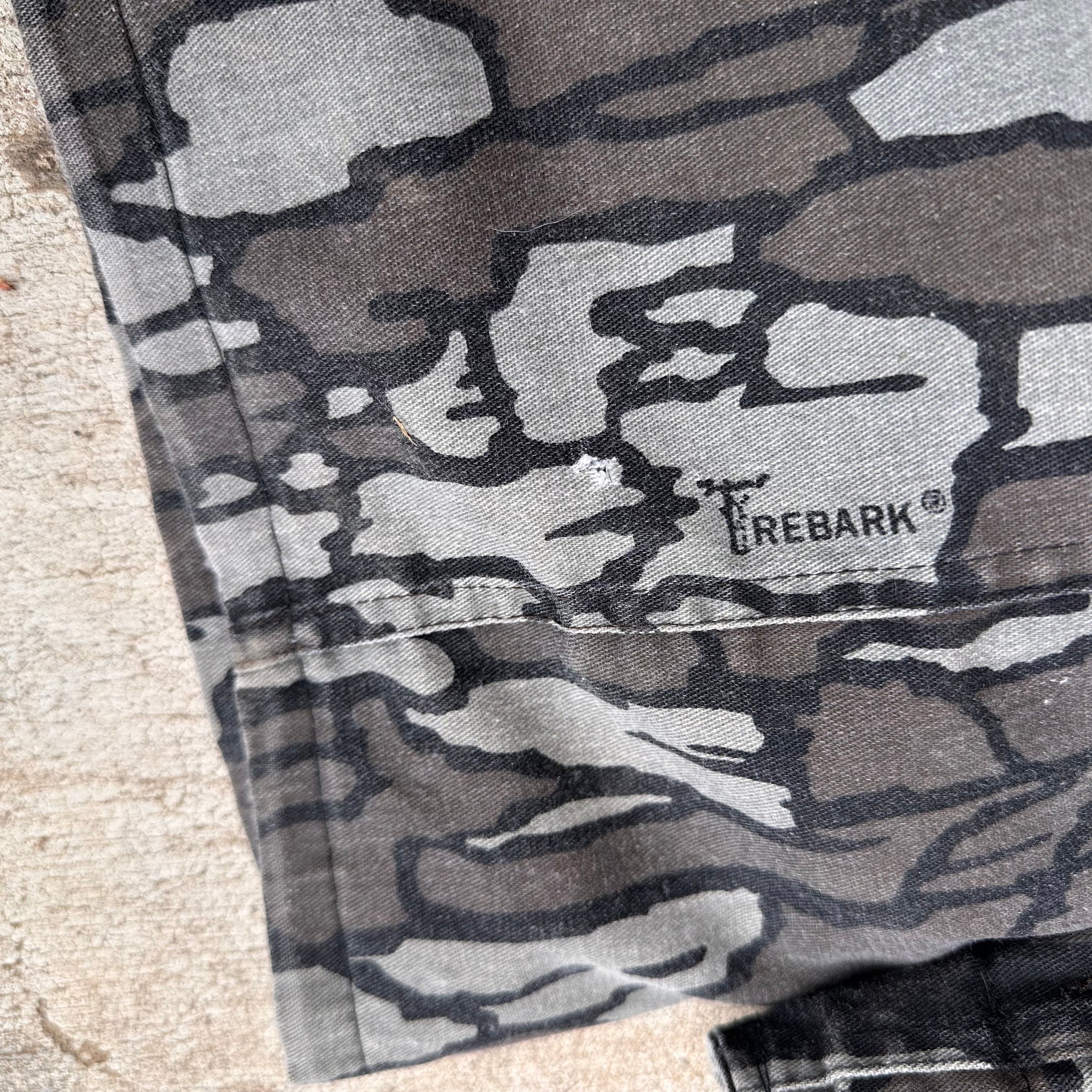 1980’s/90’s Duck Bay Trebark Camo M-65 Field Jacket Large