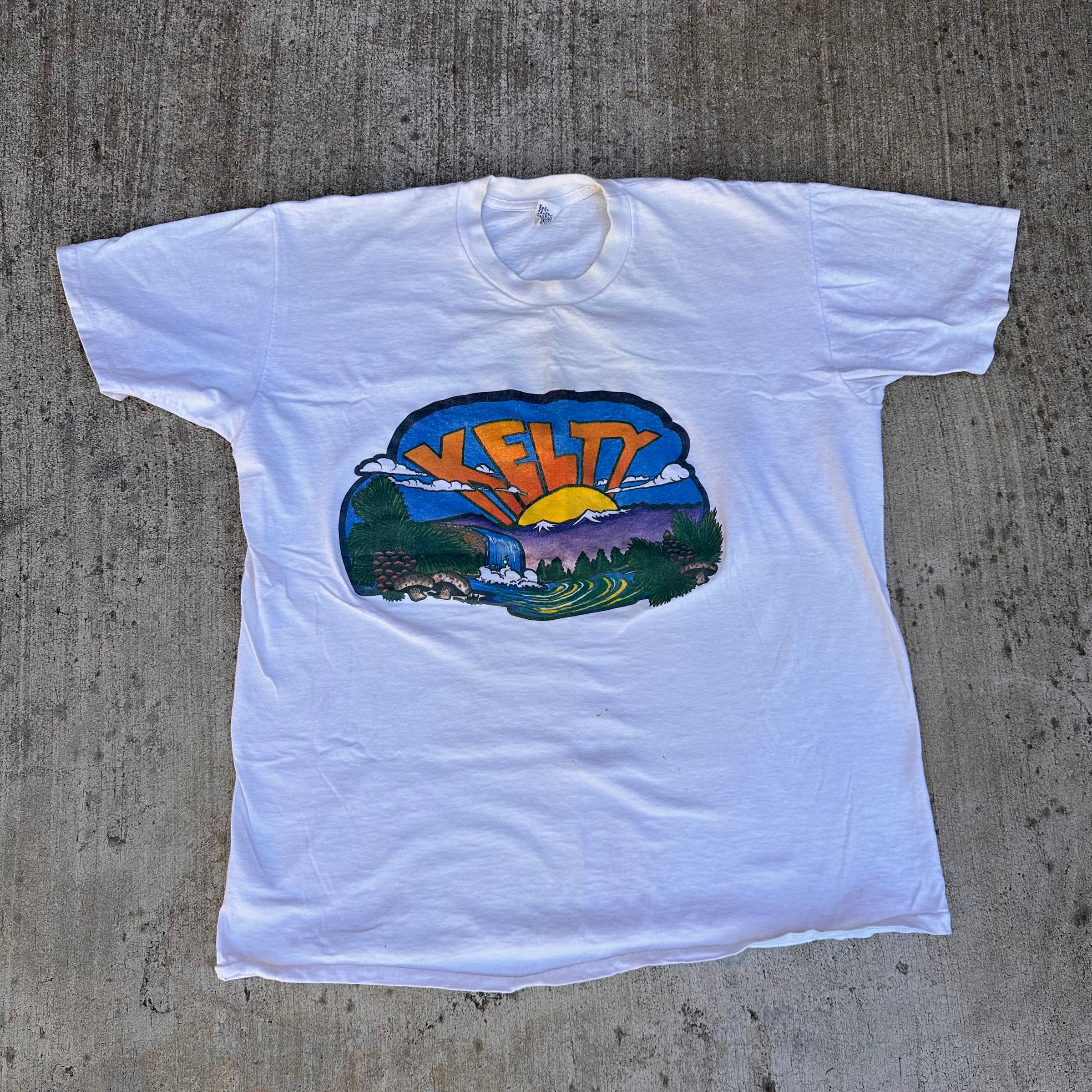 1970’s Kelty Camping Gear Mushroom T-Shirt XL