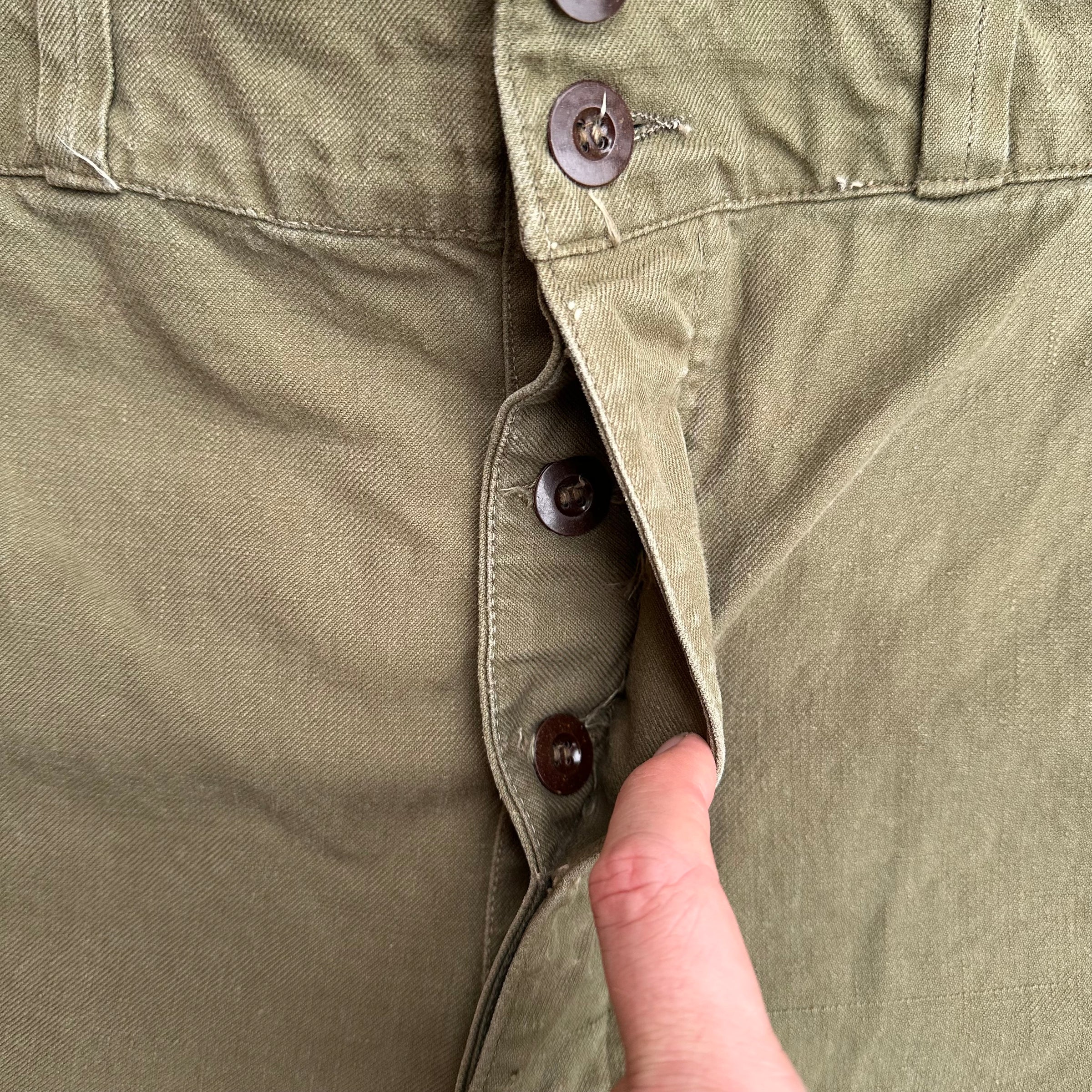 1950’s Modified French M-47 Pants 36” Waist